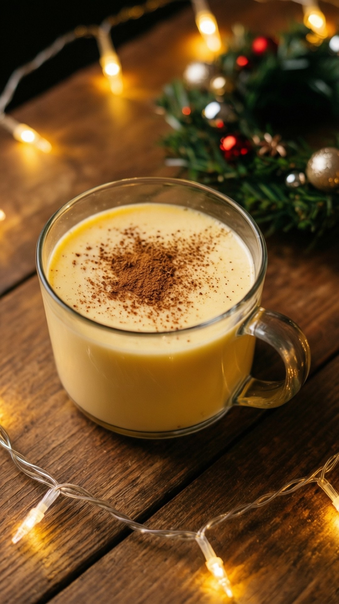Mug ng Eggnog Pasko Wallpaper
