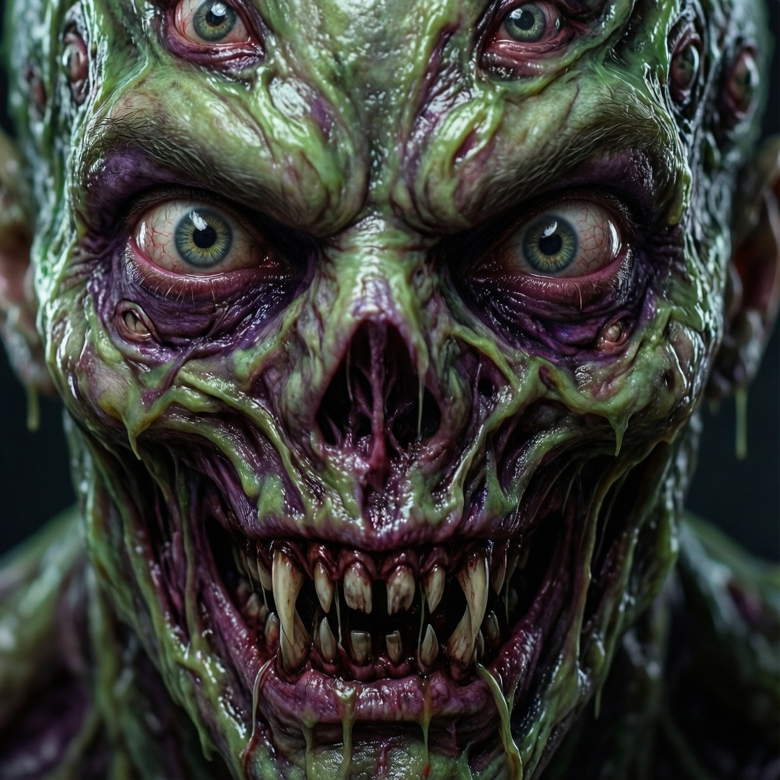 Mukha ng Necromorph Wallpaper