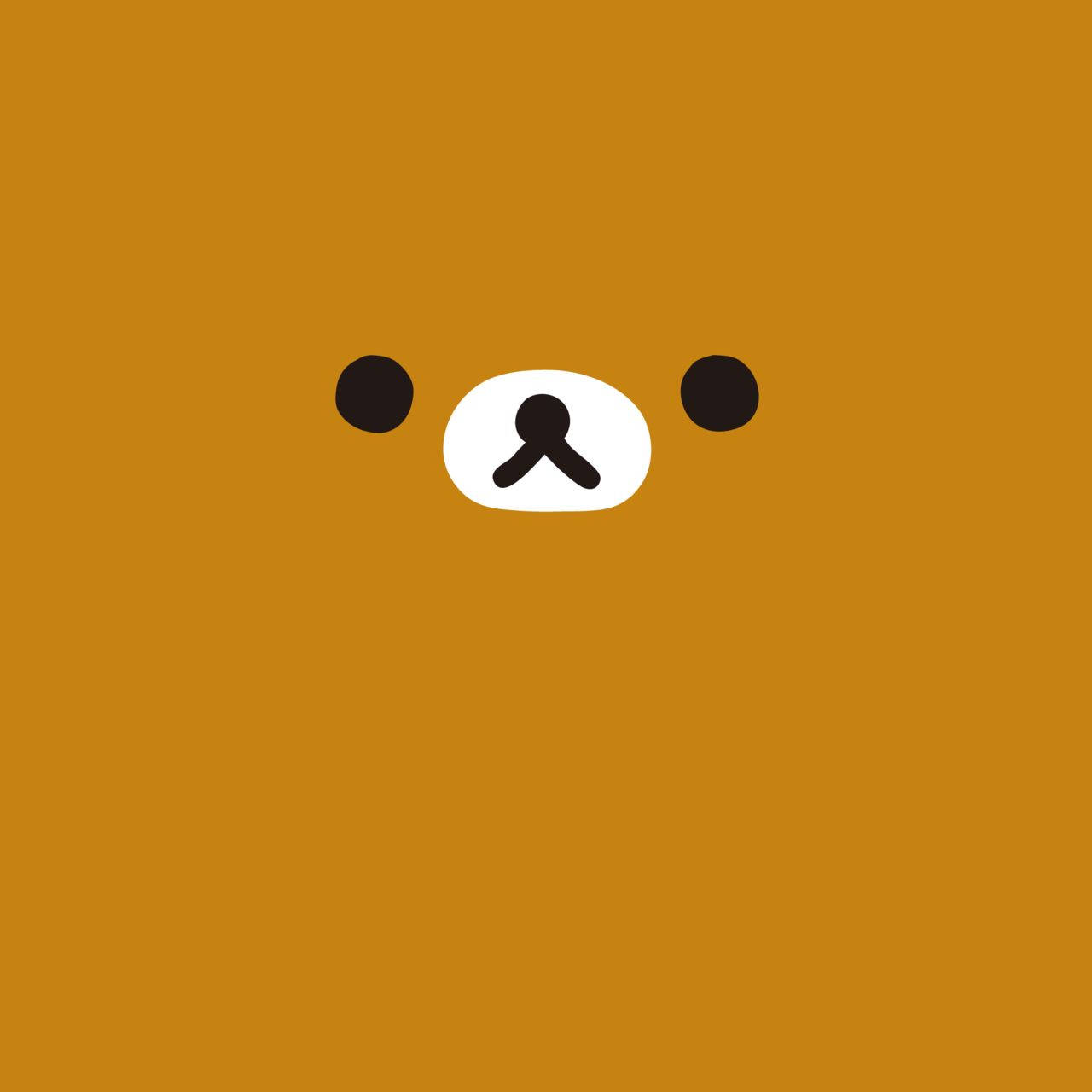Mukha ni Rilakkuma na Cute para sa iPad Wallpaper