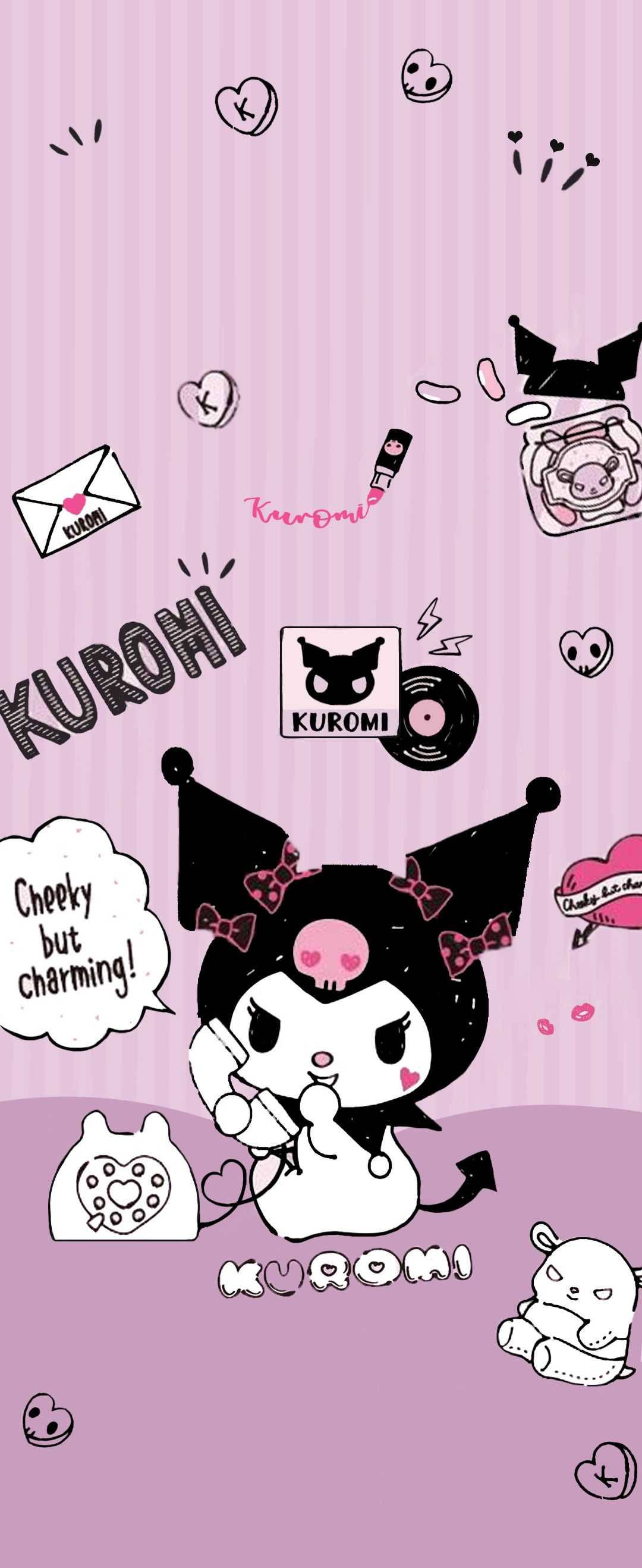 My Melody Kuromi na Larawan para sa Background ng Telepono Wallpaper