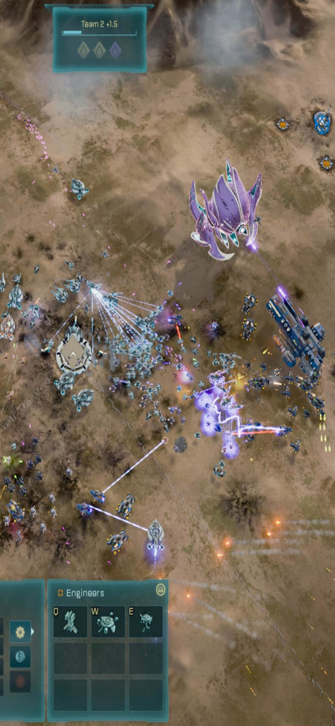 Misteryosong sinag ng liwanag sa mundo ng Ashes of the Singularity Wallpaper