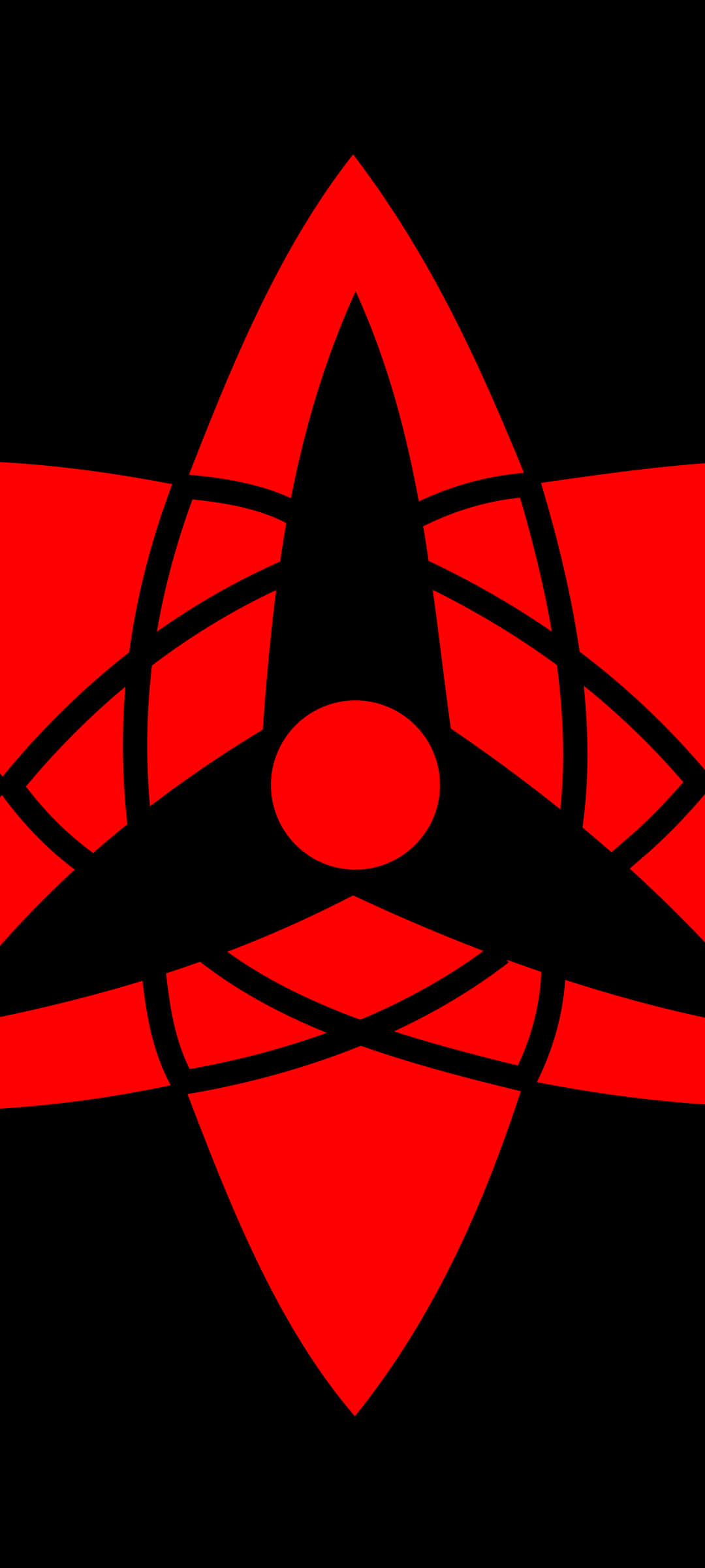 Imahe Mystic Minimalist Sharingan Wallpaper