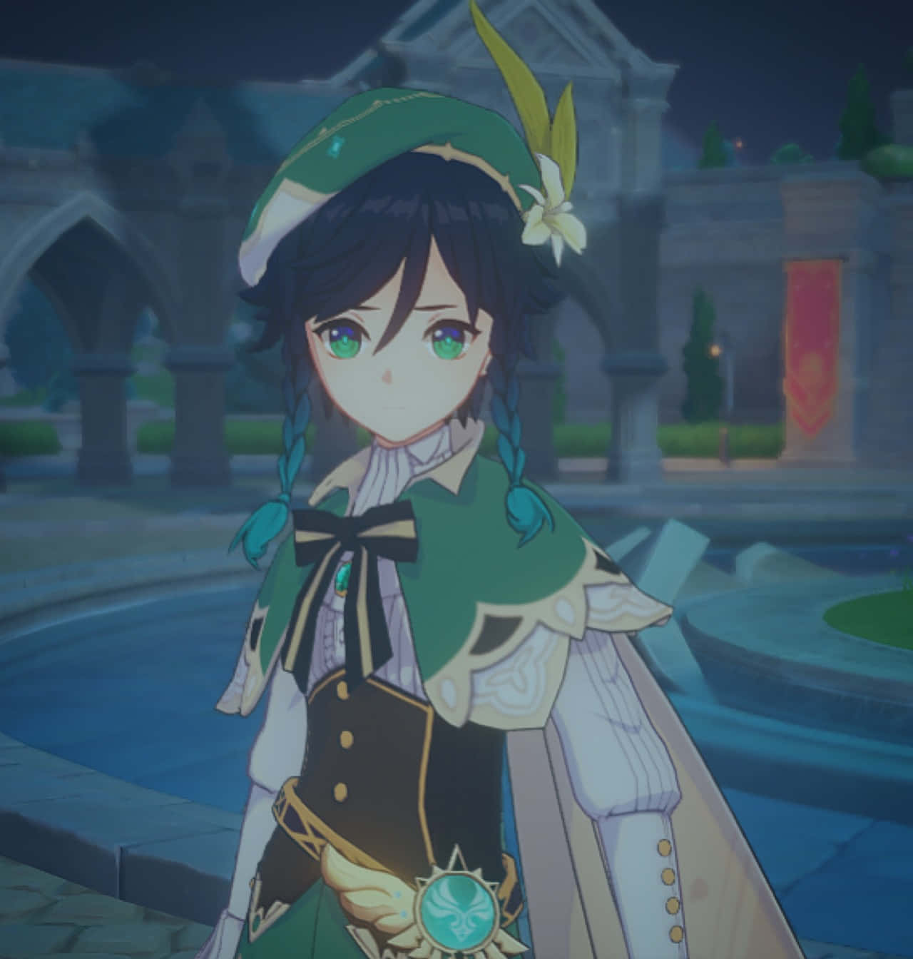 Nag-aalala na Venti PFP Wallpaper