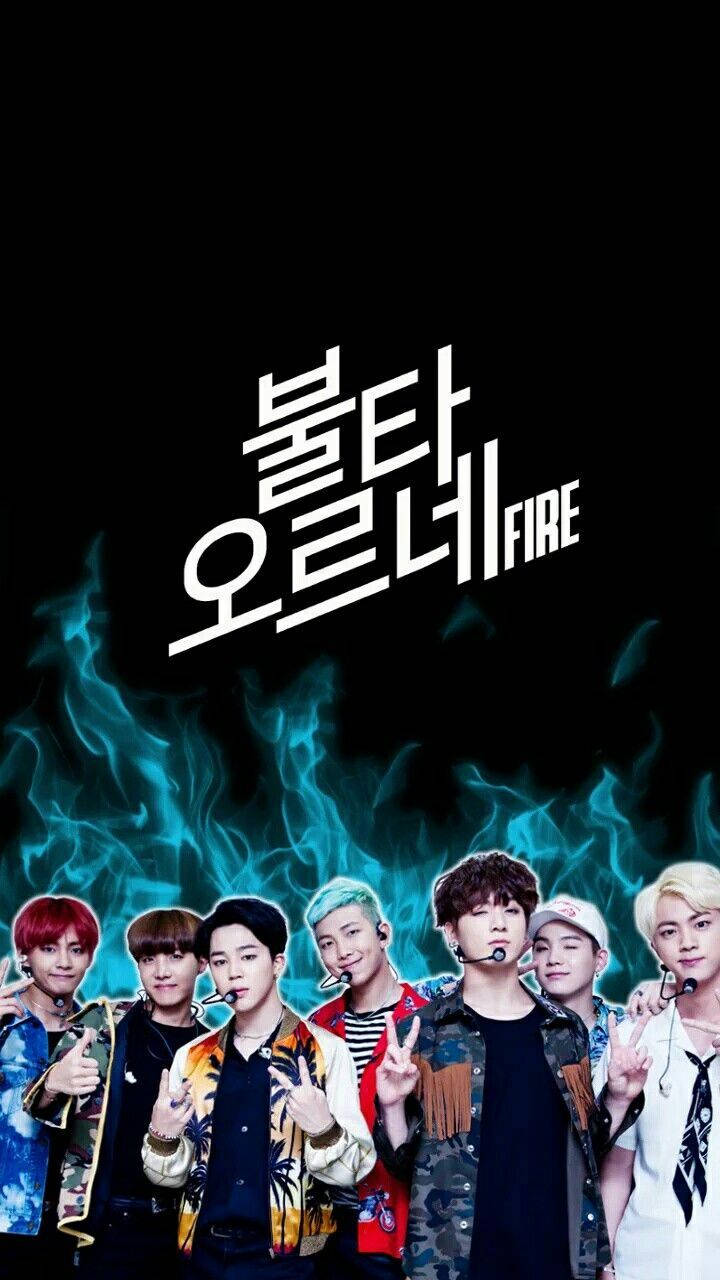 Nag-aapoy na BTS Wallpaper