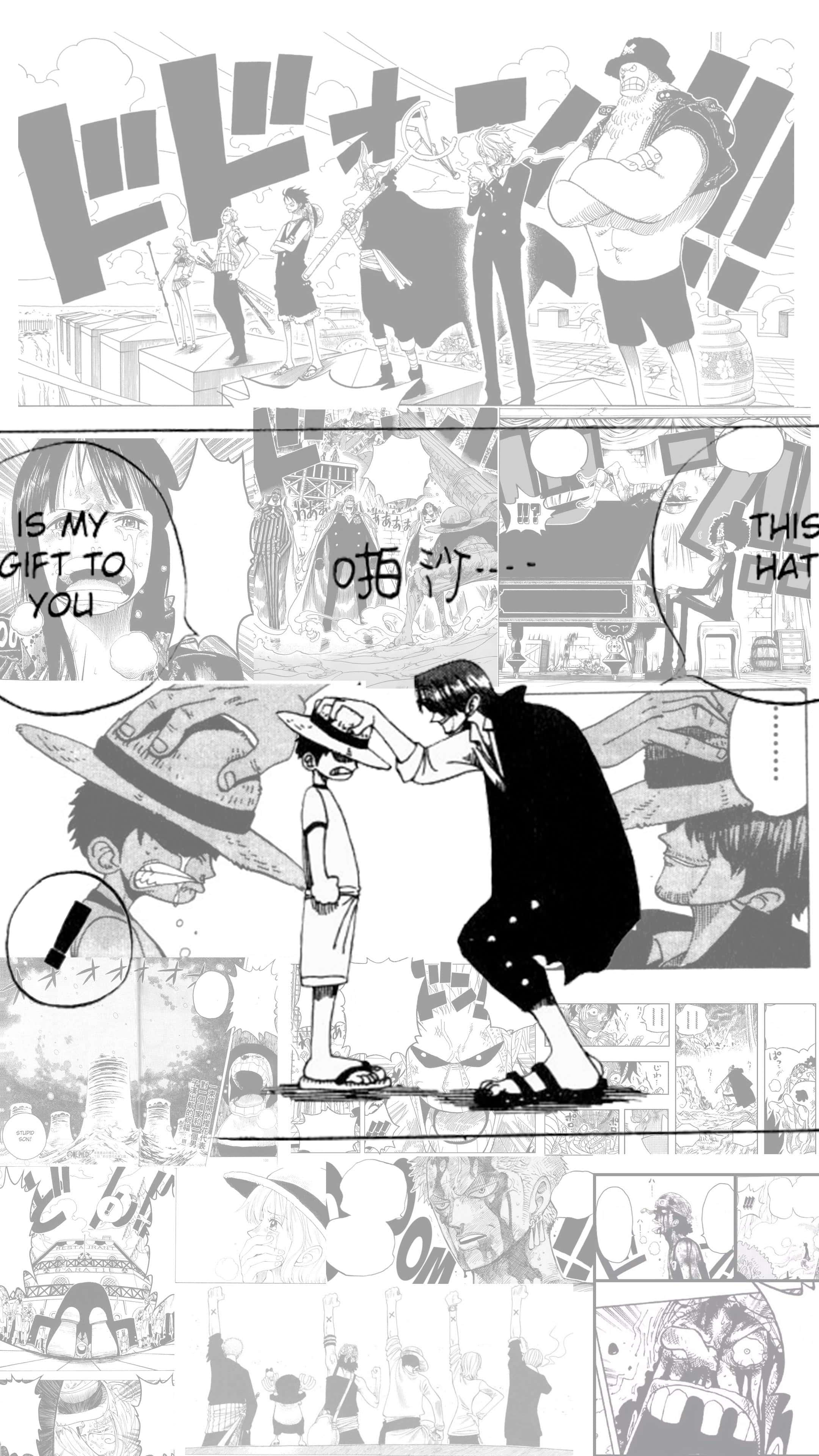 Nag-eenjoy sa isang klasikong manga Wallpaper