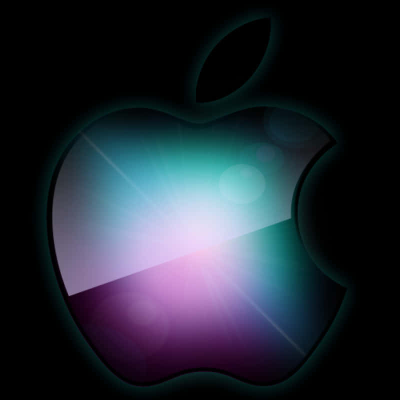 Nag-iilaw na Logo ng Apple Wallpaper