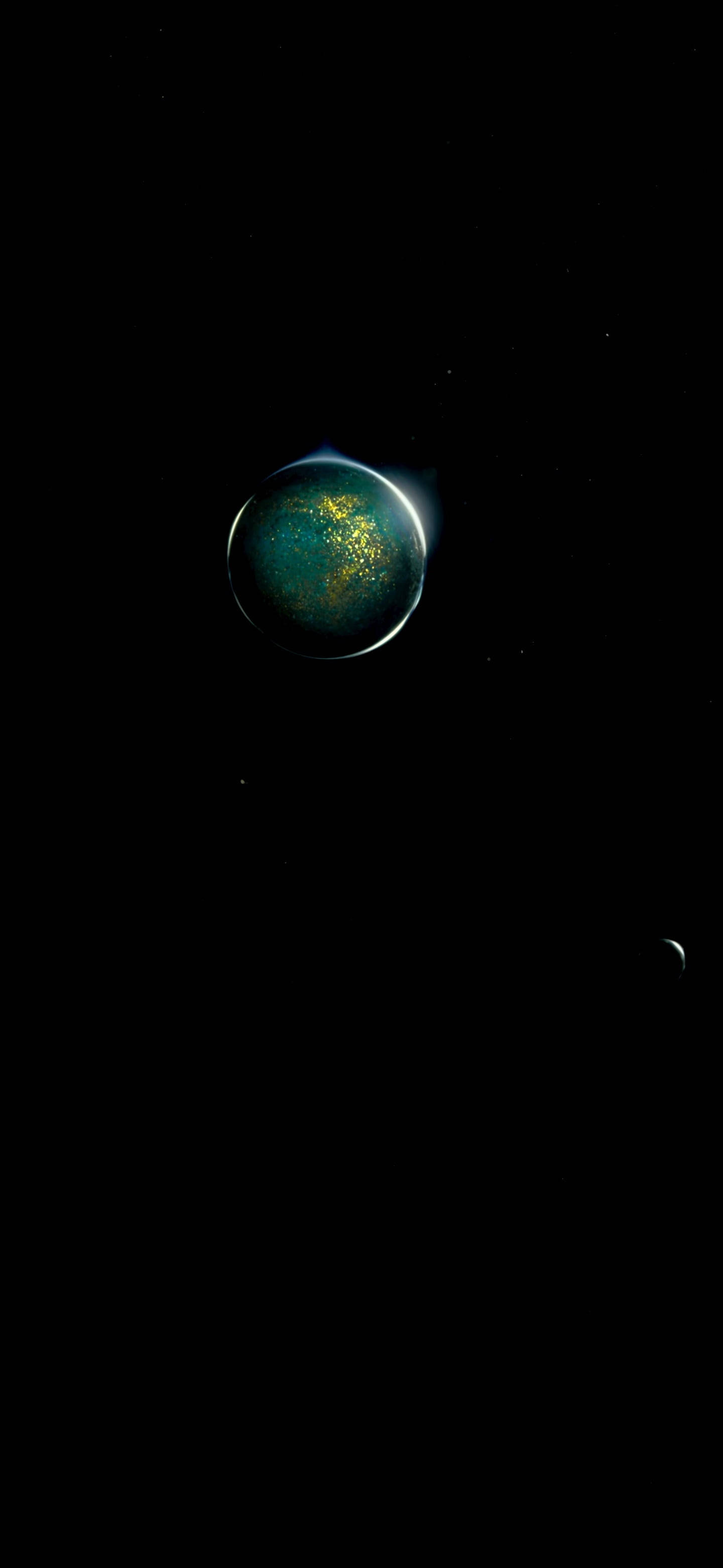 Nag-iisang Planeta OLED Phone Wallpaper
