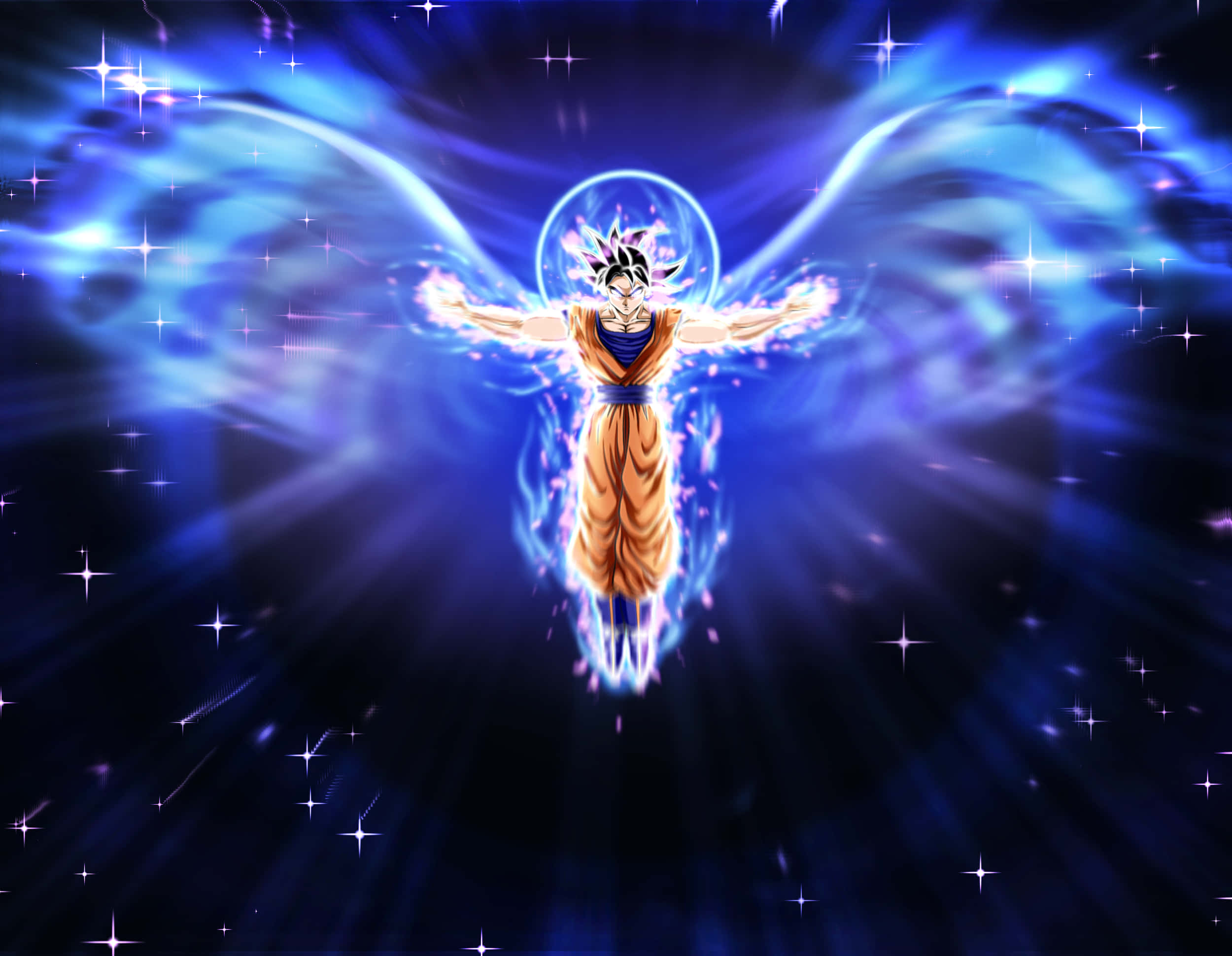 Nag-transform si Goku sa Ultra Instinct sa isang epikong laban Wallpaper