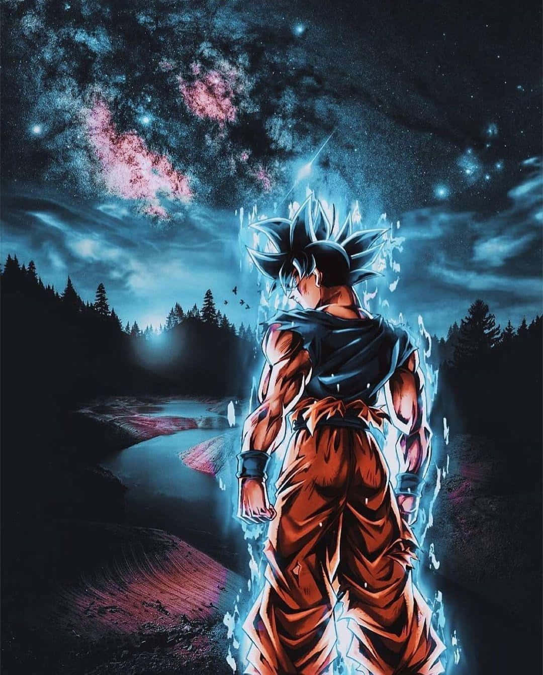 Nag-transform si Goku sa Ultra Instinct Wallpaper