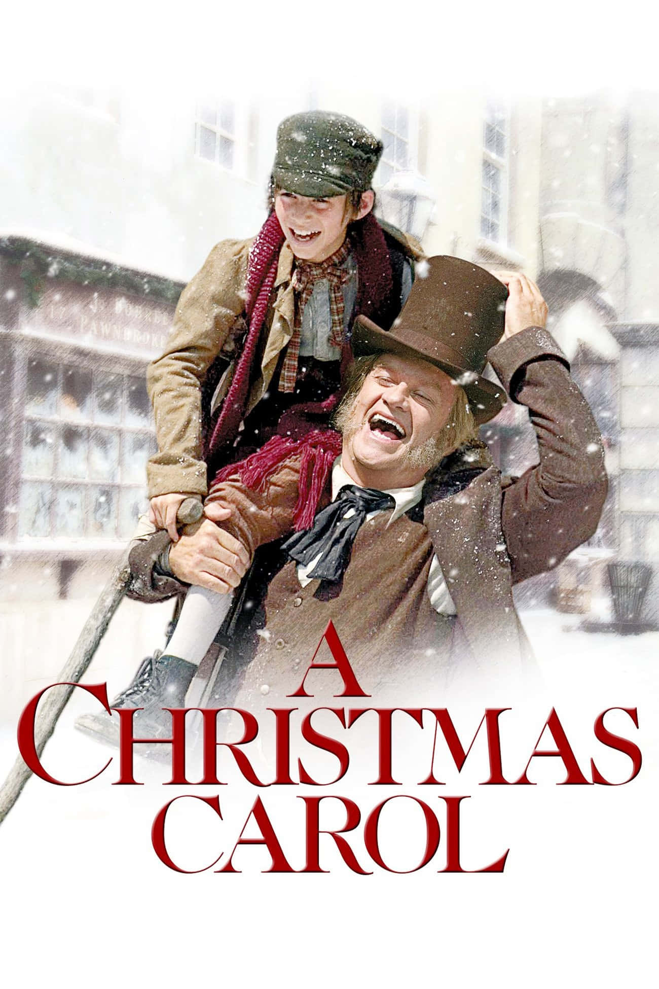 Nagbago ang puso ni Scrooge sa A Christmas Carol ni Charles Dickens Wallpaper