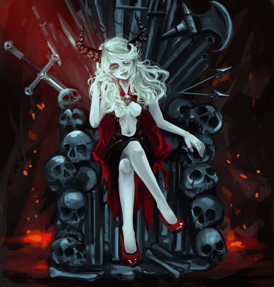 "Nagkakaisa ang Lahat ng Masasamang Hangarin sa Anime Demon na Ito" Wallpaper