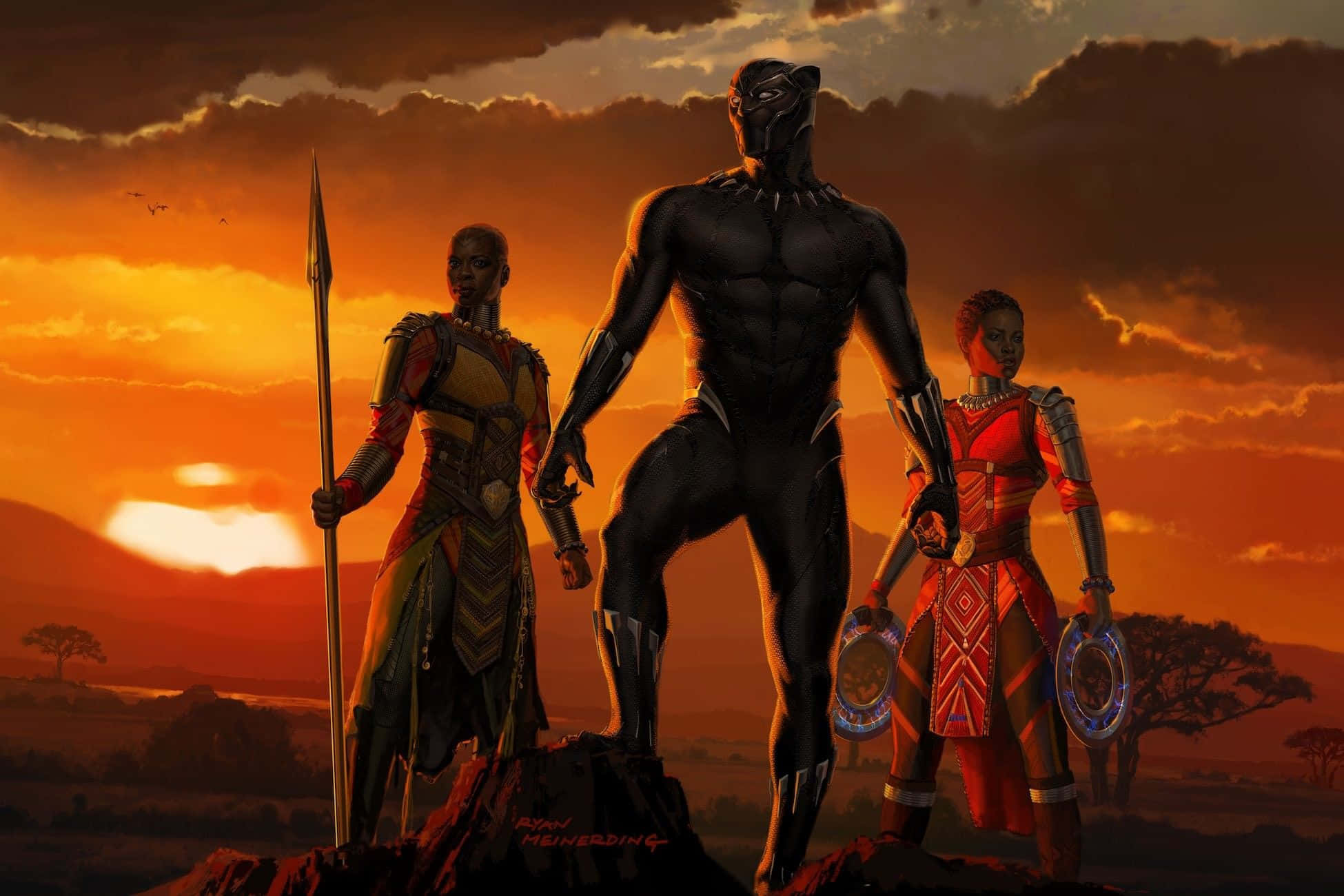Nagkakaisa ang mga karakter ng Marvel Cinematic Universe Wallpaper