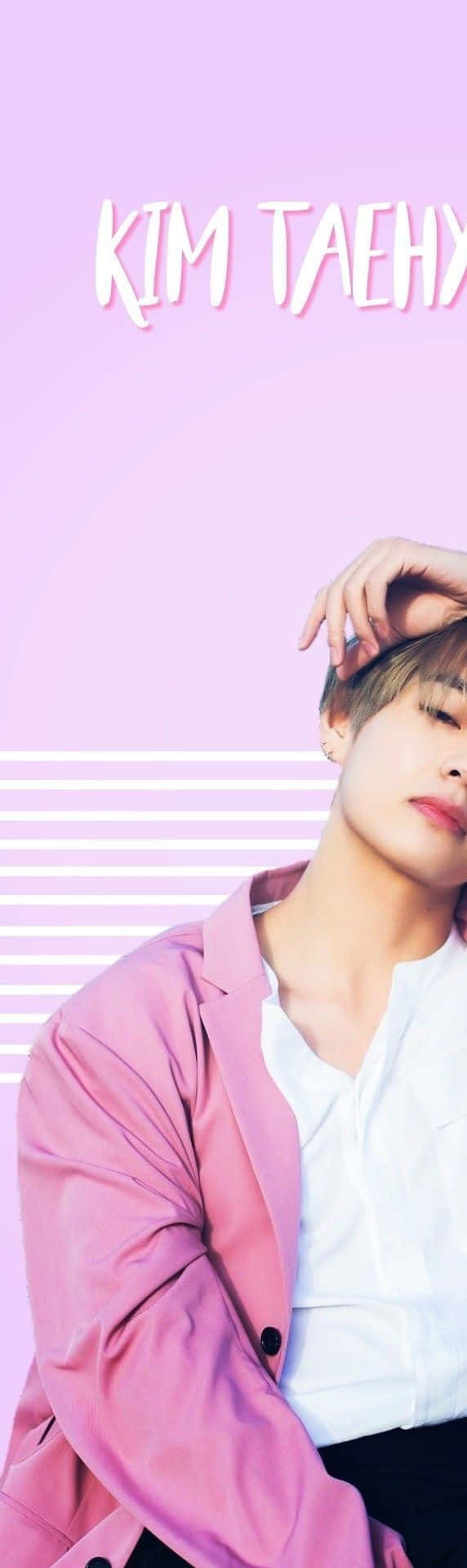 Nagningning si BTS V sa Entablado Wallpaper