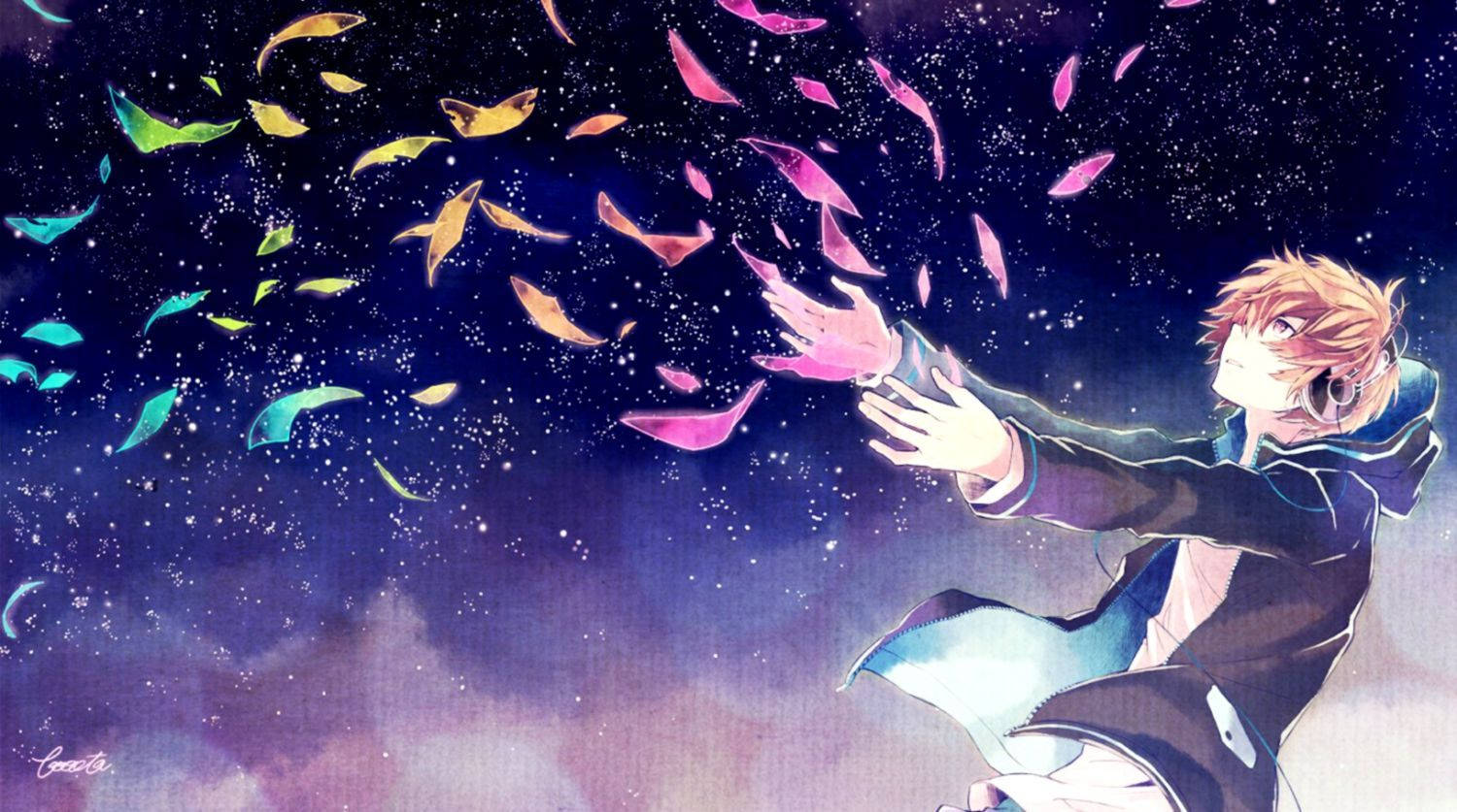 "Nagpapahinga na may kasamang magagandang tugtog" Wallpaper