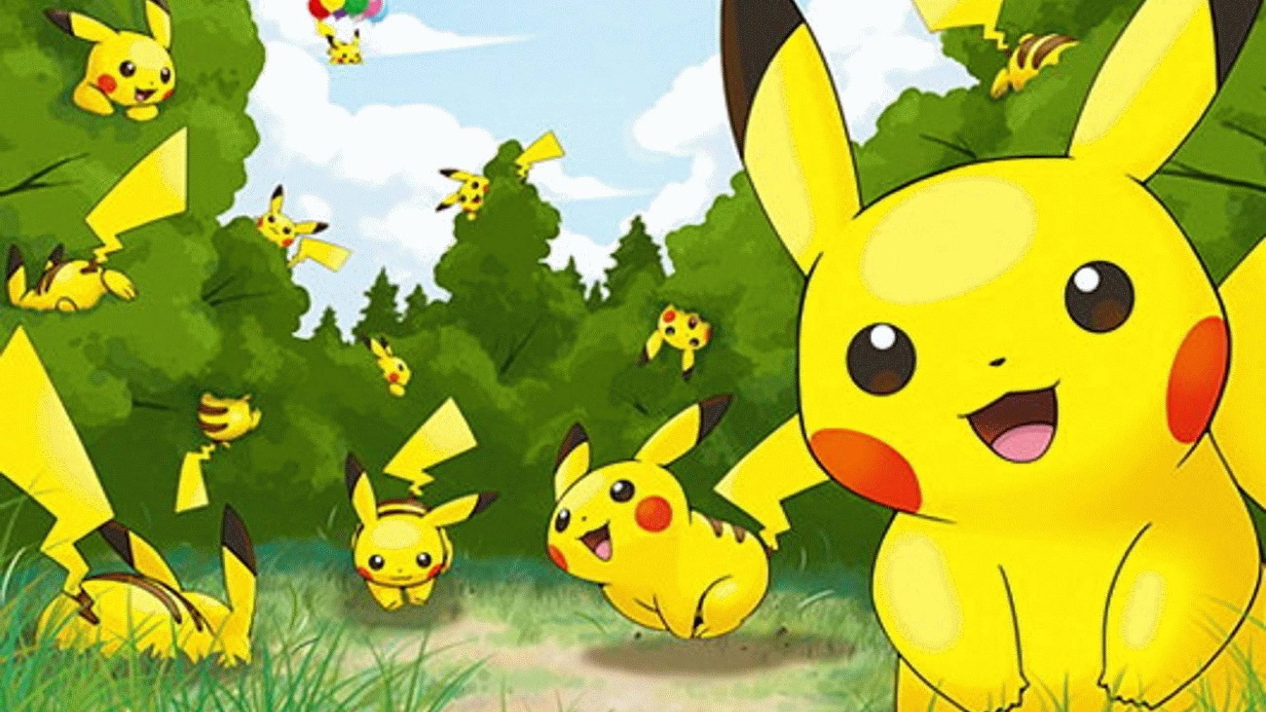 Nagpapalarong mga Pikachu Clone Wallpaper