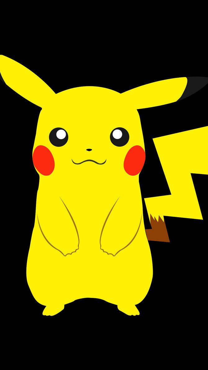 Nagpo-Pose si Pikachu sa Gitna ng mga Ulap ng Bagyo Wallpaper