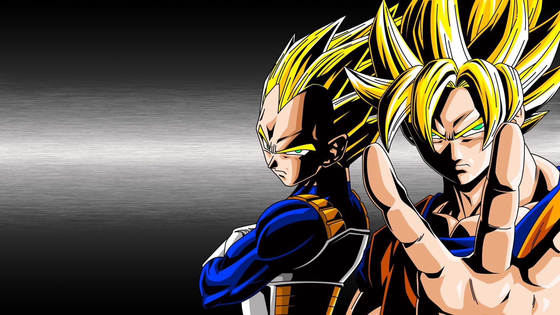 Nagsanib-puwersa sina Goku at Vegeta upang talunin si Moro Wallpaper