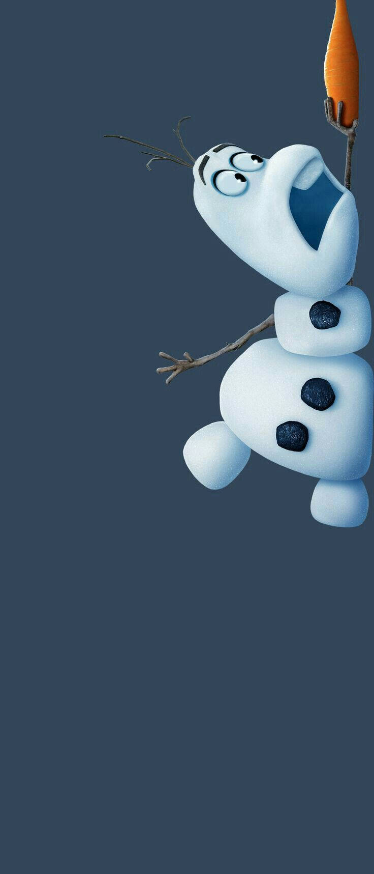 Nahuhulog si Olaf Kasama ang Kanyang Karot Wallpaper