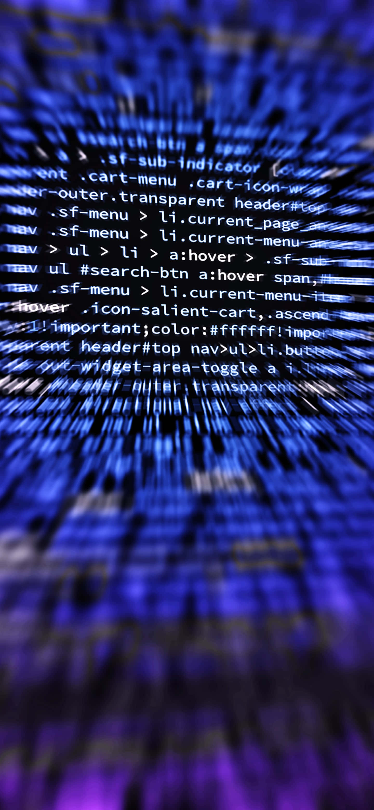Nakafokus na Code sa iPhone X Programming Background Wallpaper