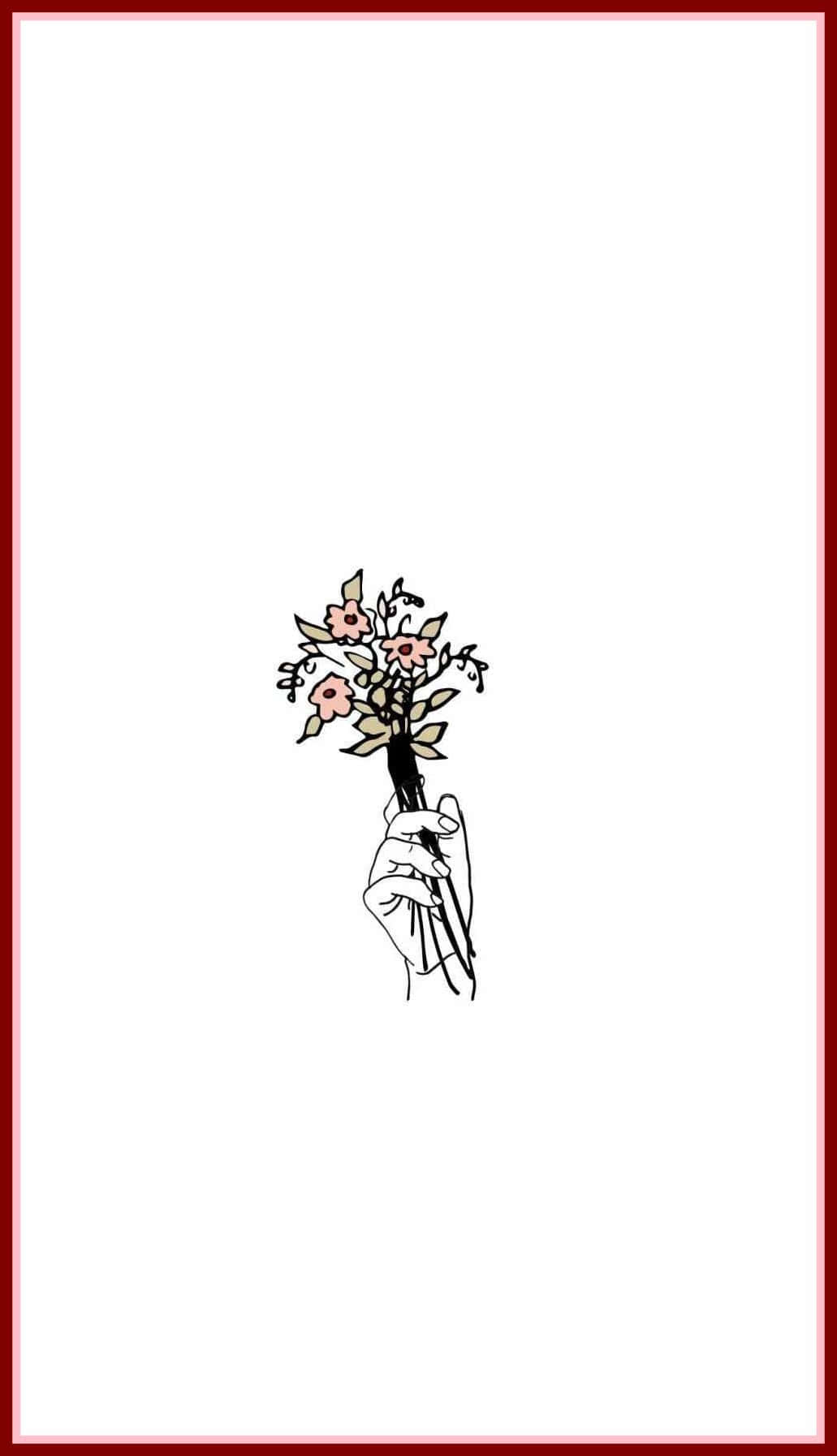 Nakakaakit na Aesthetic Phone Background na may Kaakit-akit na Makukulay na Tanawin ng Paglubog ng Araw Wallpaper