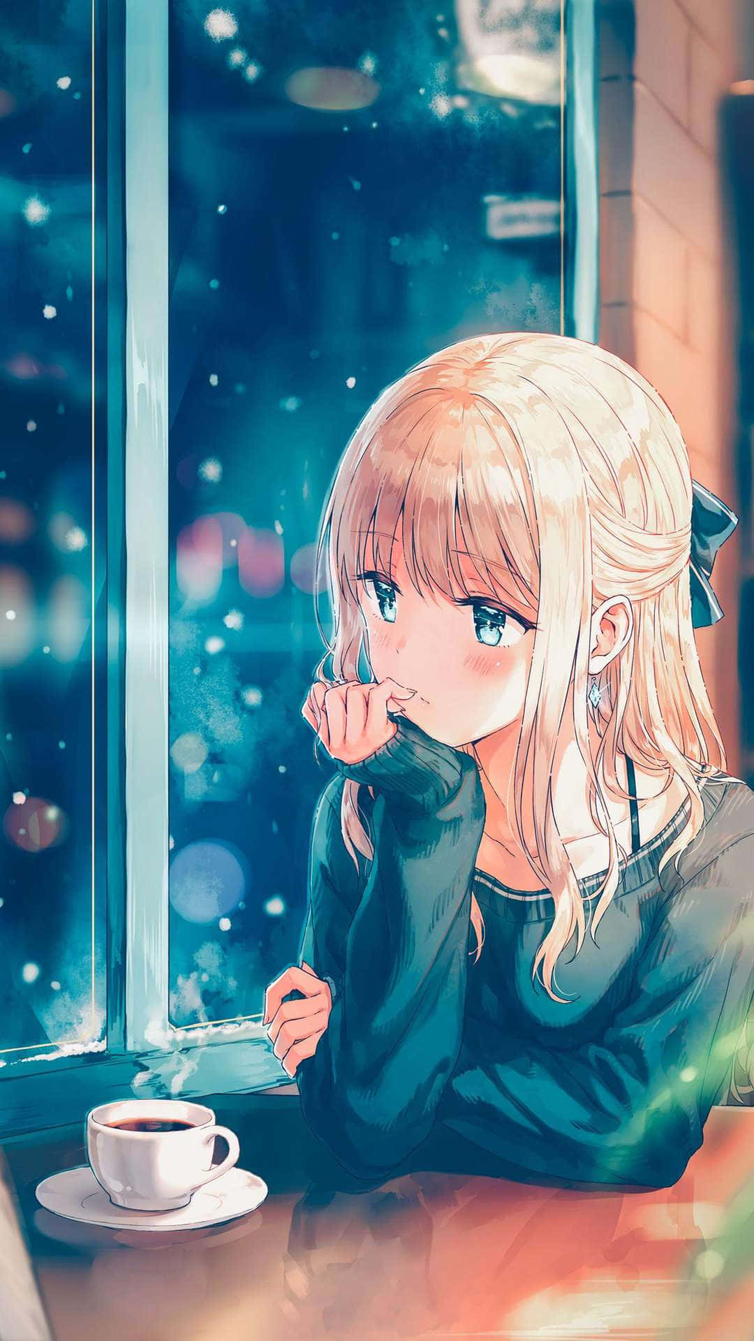 Nakakaakit na Anime Landscape: Mahiwagong Mundo ng Pantasya Wallpaper