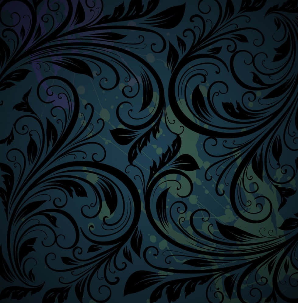 Nakakaakit na Madilim na Bulaklak na Background Wallpaper