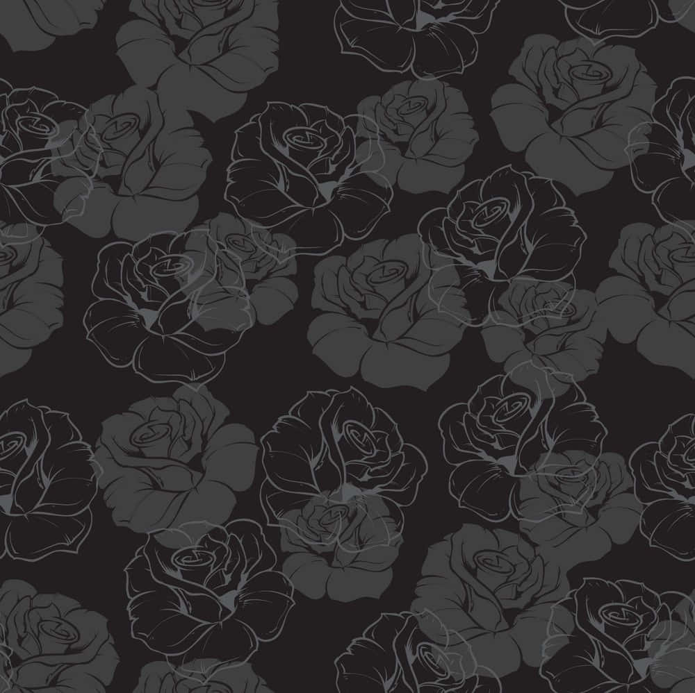 Nakakaakit na Madilim na Bulaklak na Background Wallpaper