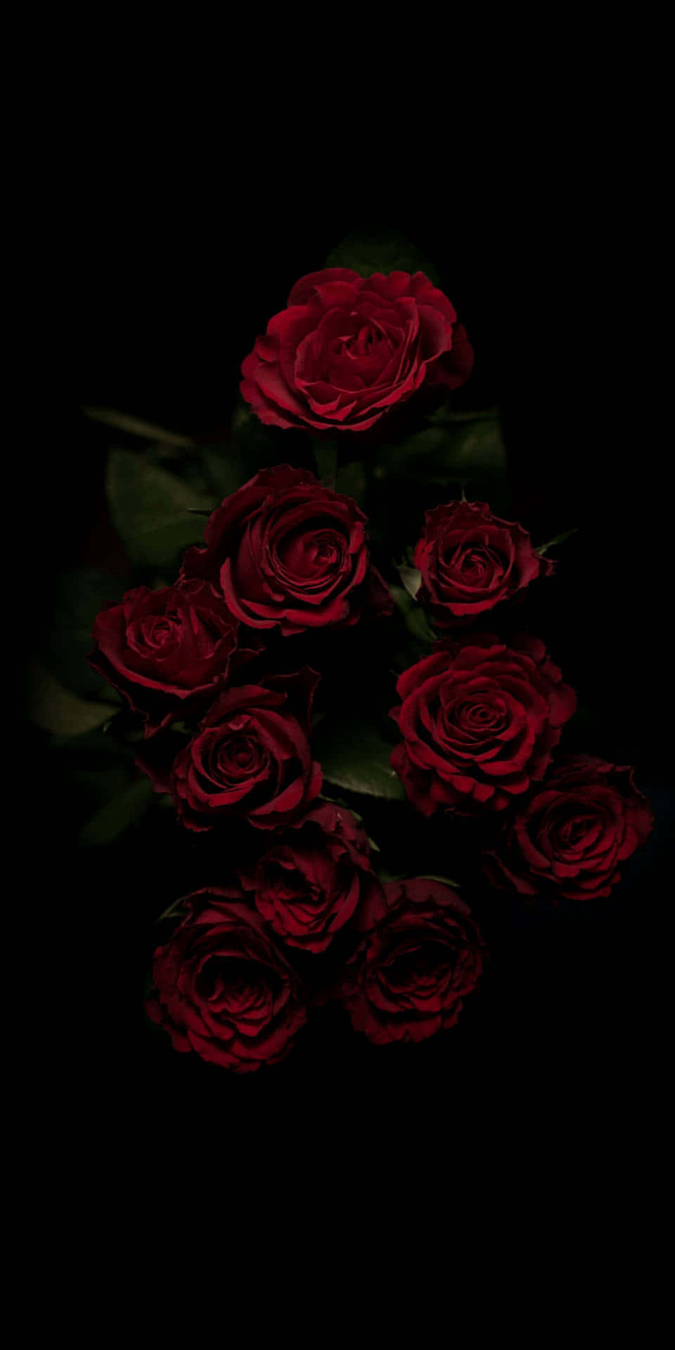 Nakakaakit na Madilim na Floral na Wallpaper