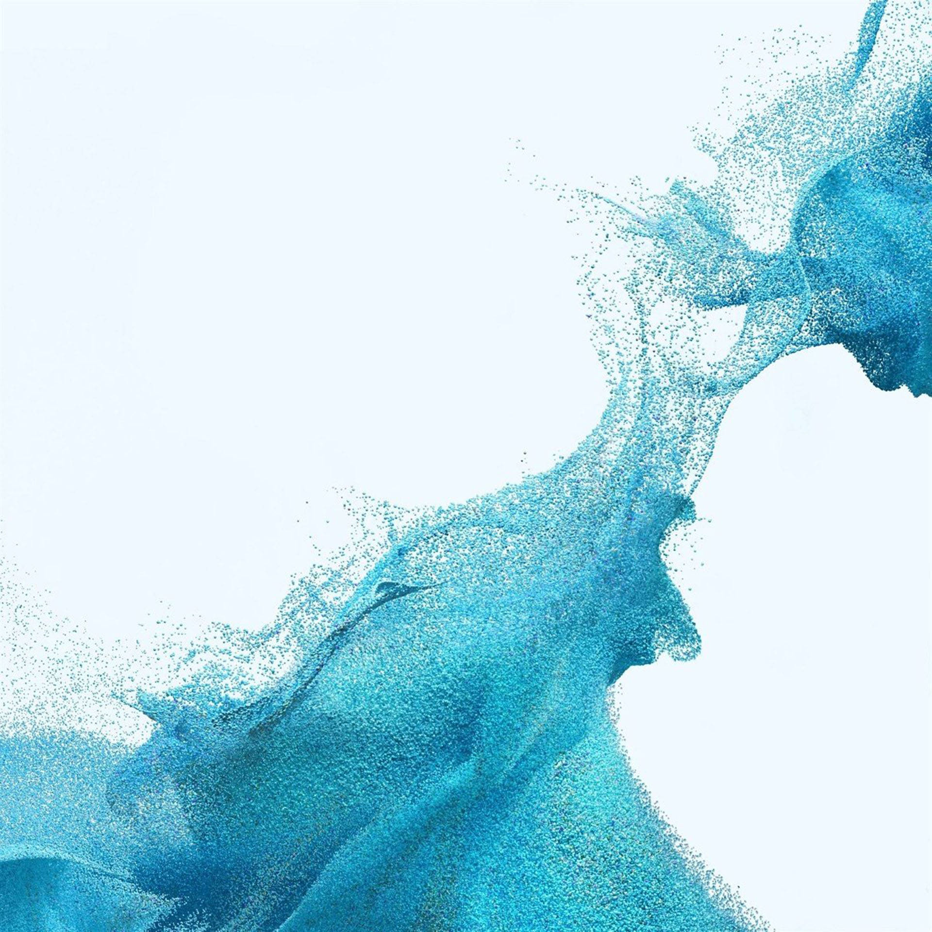 Nakakaakit na Samsung Galaxy S22 sa Teal Dust Wallpaper