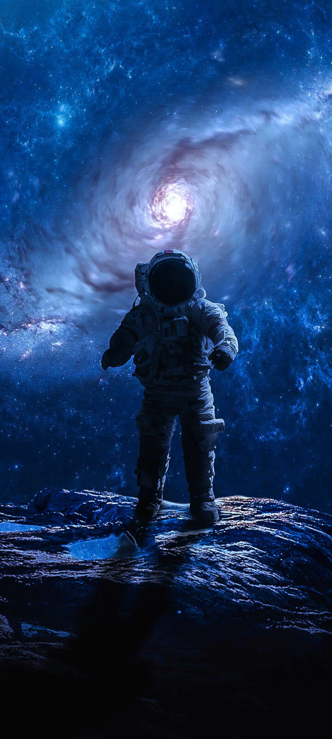 Nakakabig na Spacewalk - Astronaut sa Outer Space Wallpaper