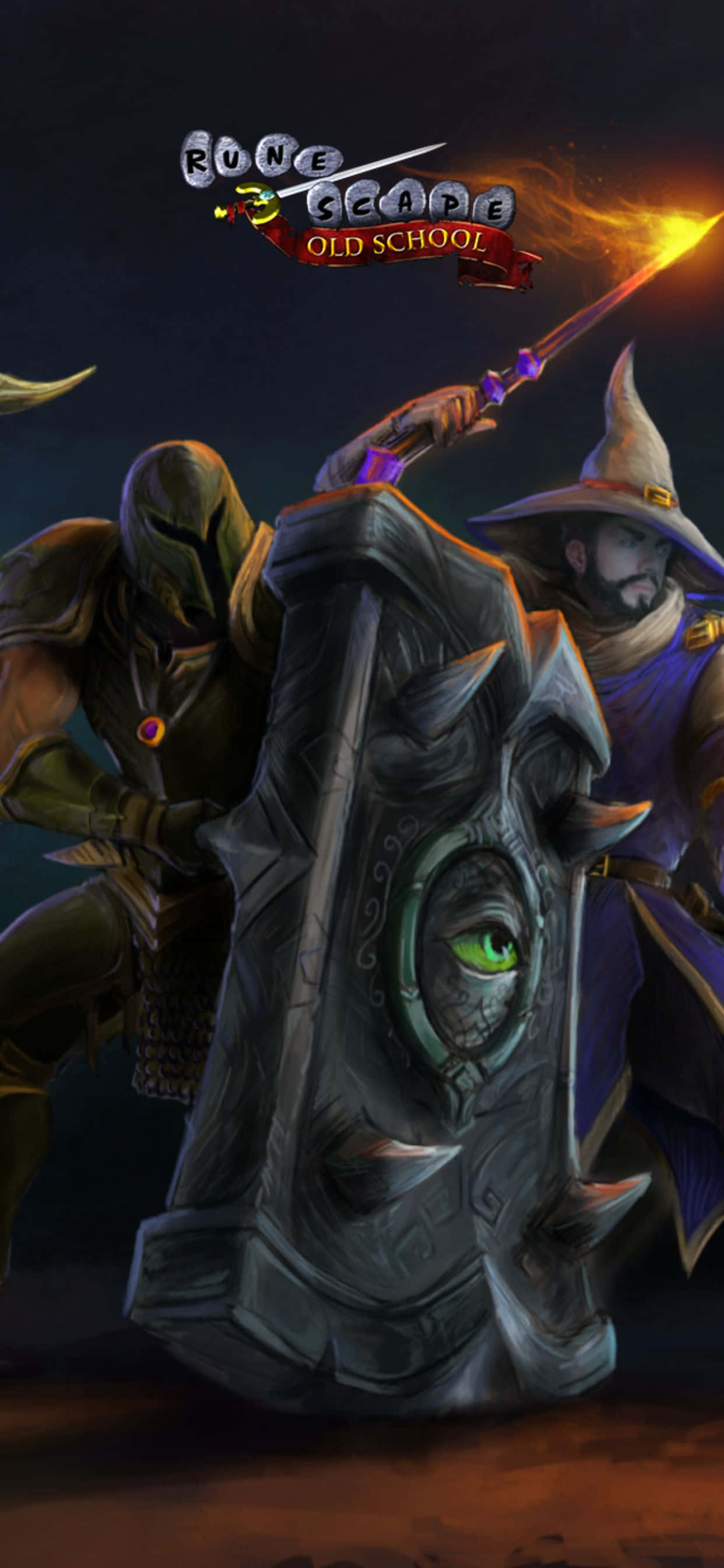 Nakakabighani na Oldschool RuneScape Game sa iPhone XS Max Background Wallpaper