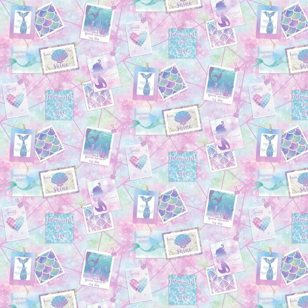 Nakakabighaning Kislap: Mahiwagang Glitter ng Sirena Wallpaper