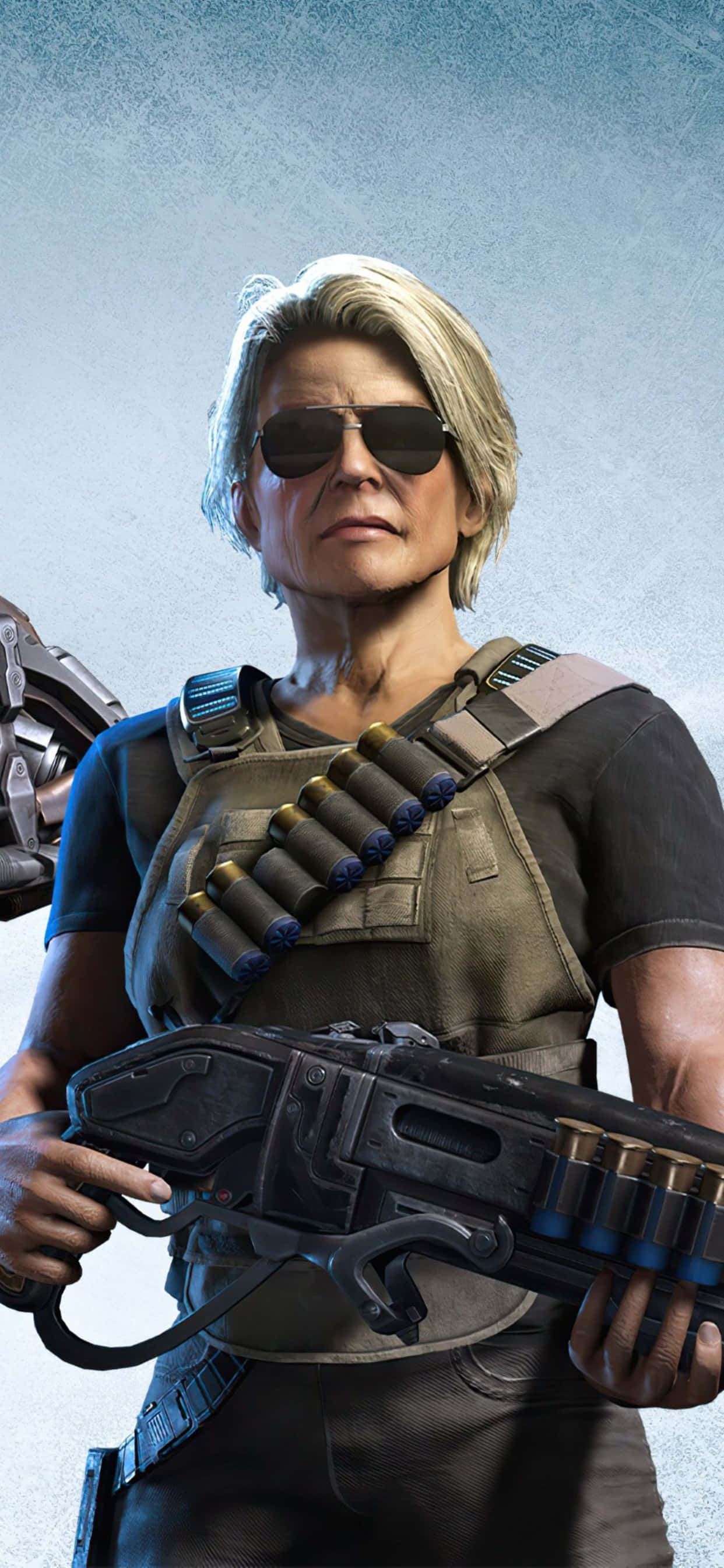 Nakakaengganyong iPhone XS Max wallpaper na may kahanga-hangang imahe mula sa Gears of War 5. Wallpaper