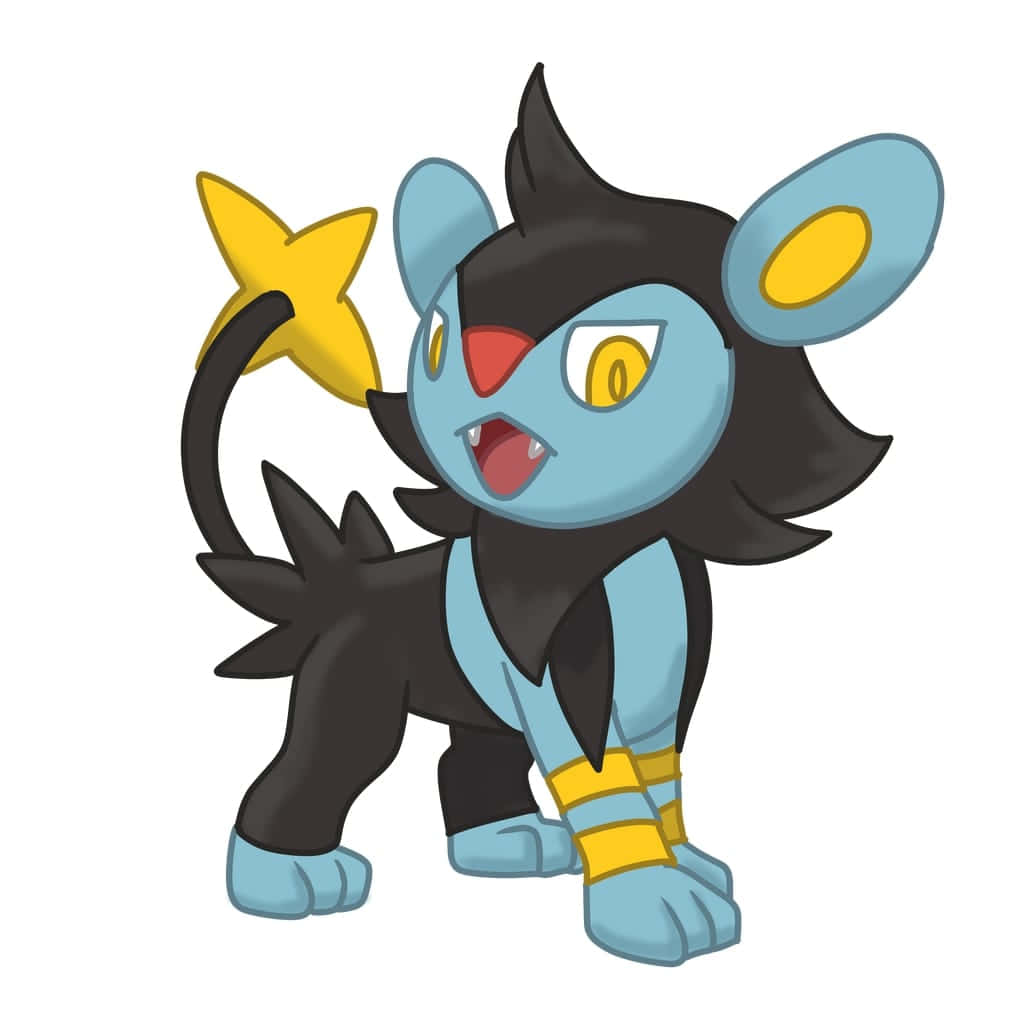 Nakakagulat na Sorpresa - Luxio Pokemon sa Gitna ng Atungal Wallpaper