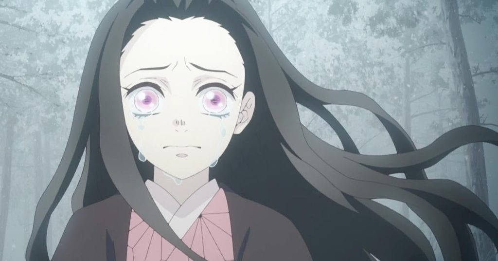 Nakakaiwasang Larawan ni Nezuko ng Demon Slayer Wallpaper