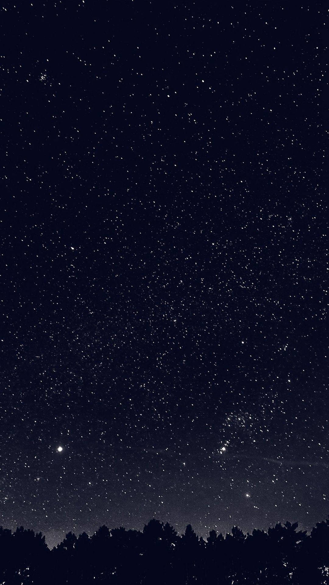 Nakakasilaw na mga Bituin sa Madilim na Langit Wallpaper