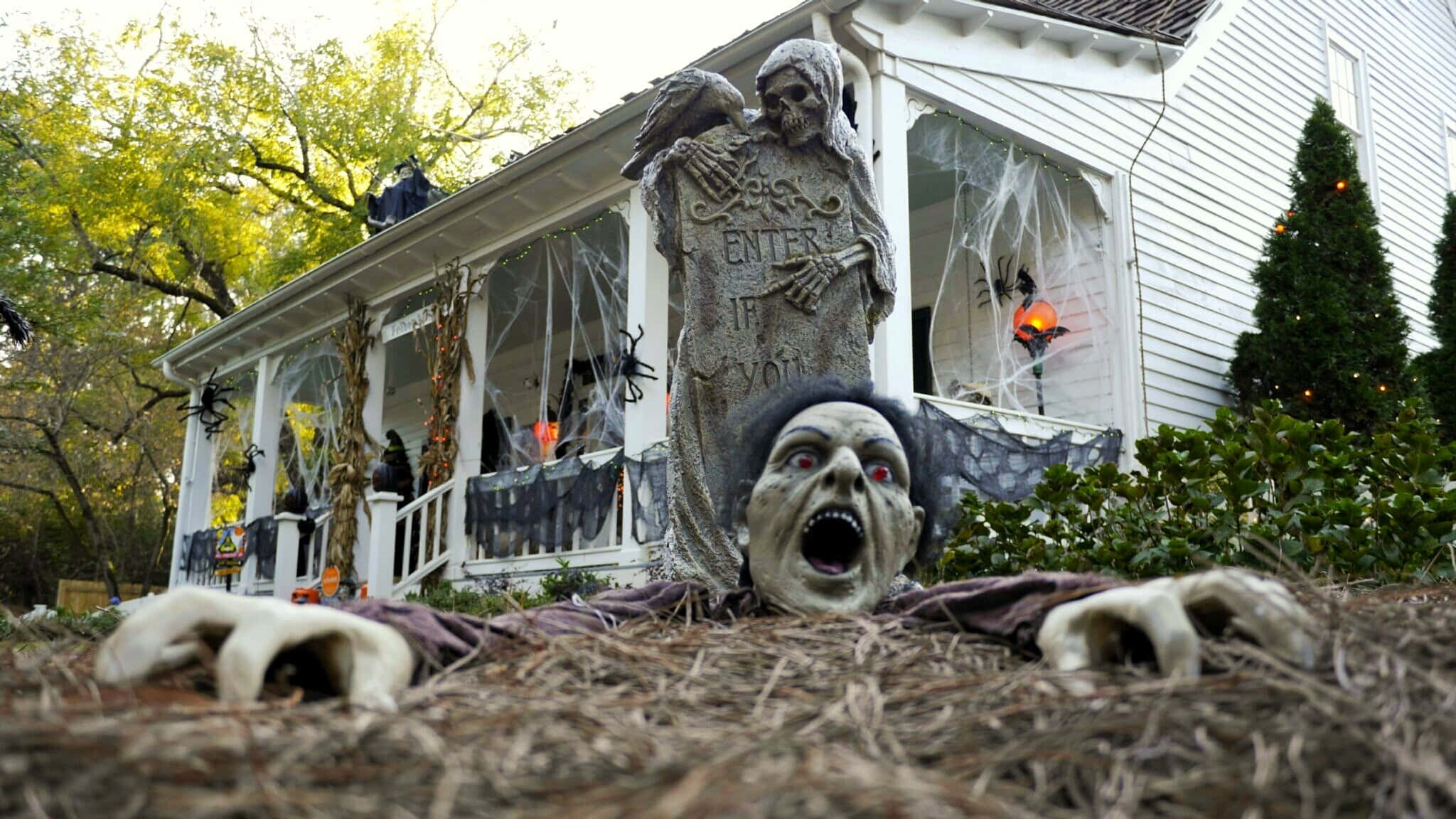 Nakakatakot na Background para sa Halloween Wallpaper