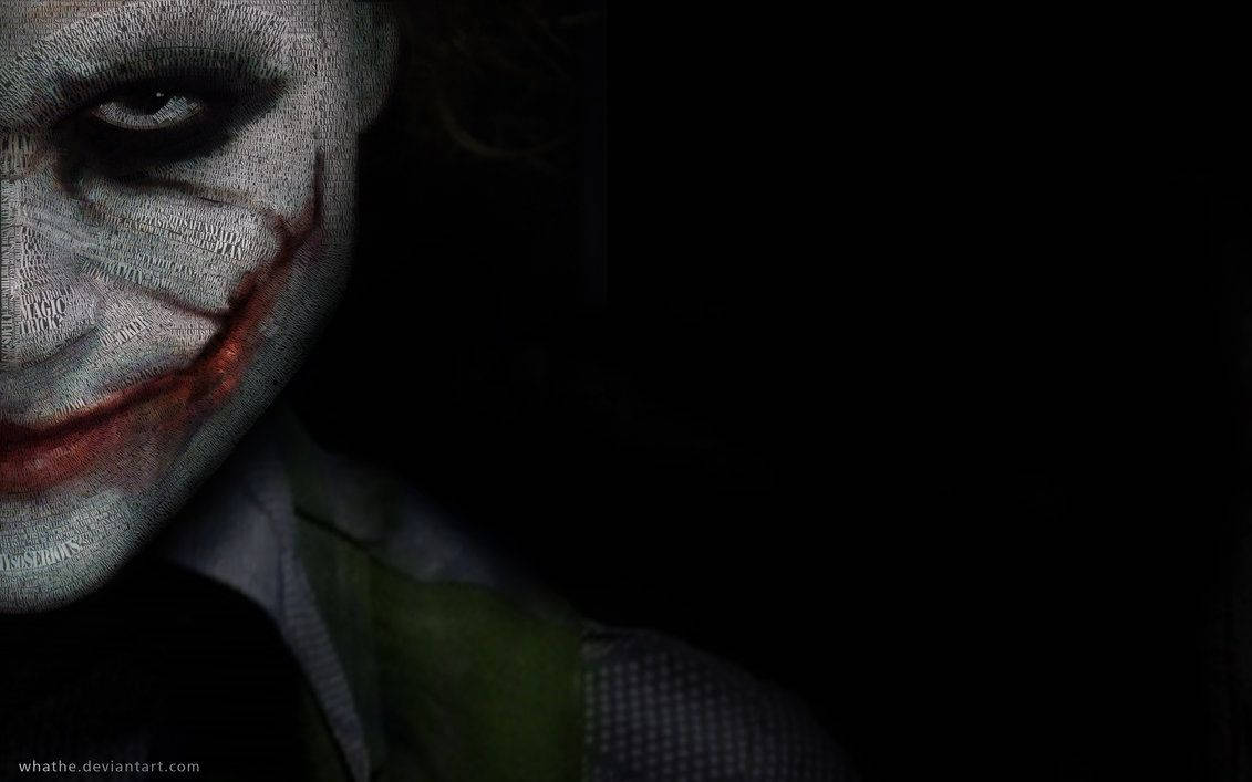 Nakakatakot na Half Face Joker Wallpaper