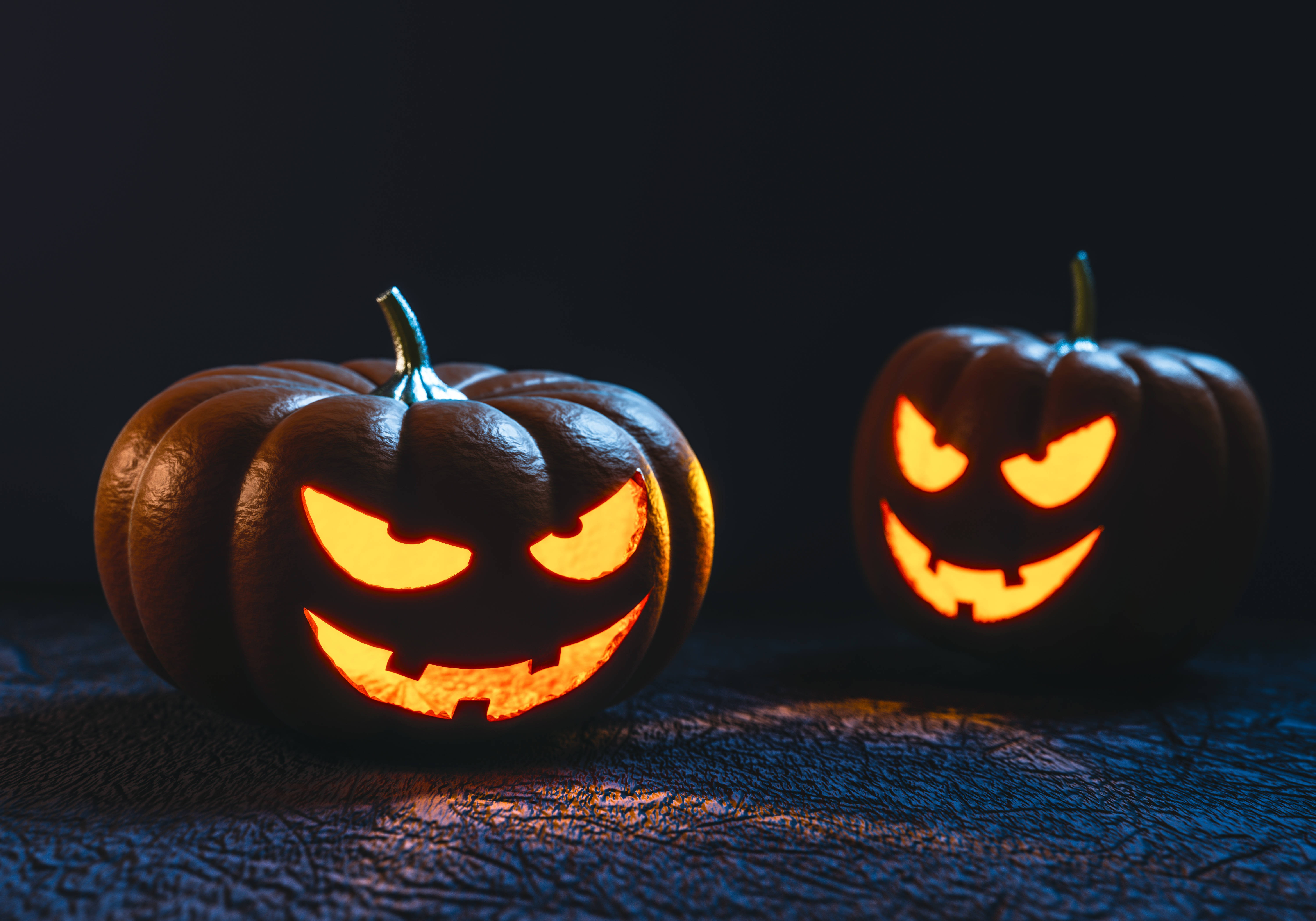 Nakakatakot na Kalabasa para sa Halloween Wallpaper
