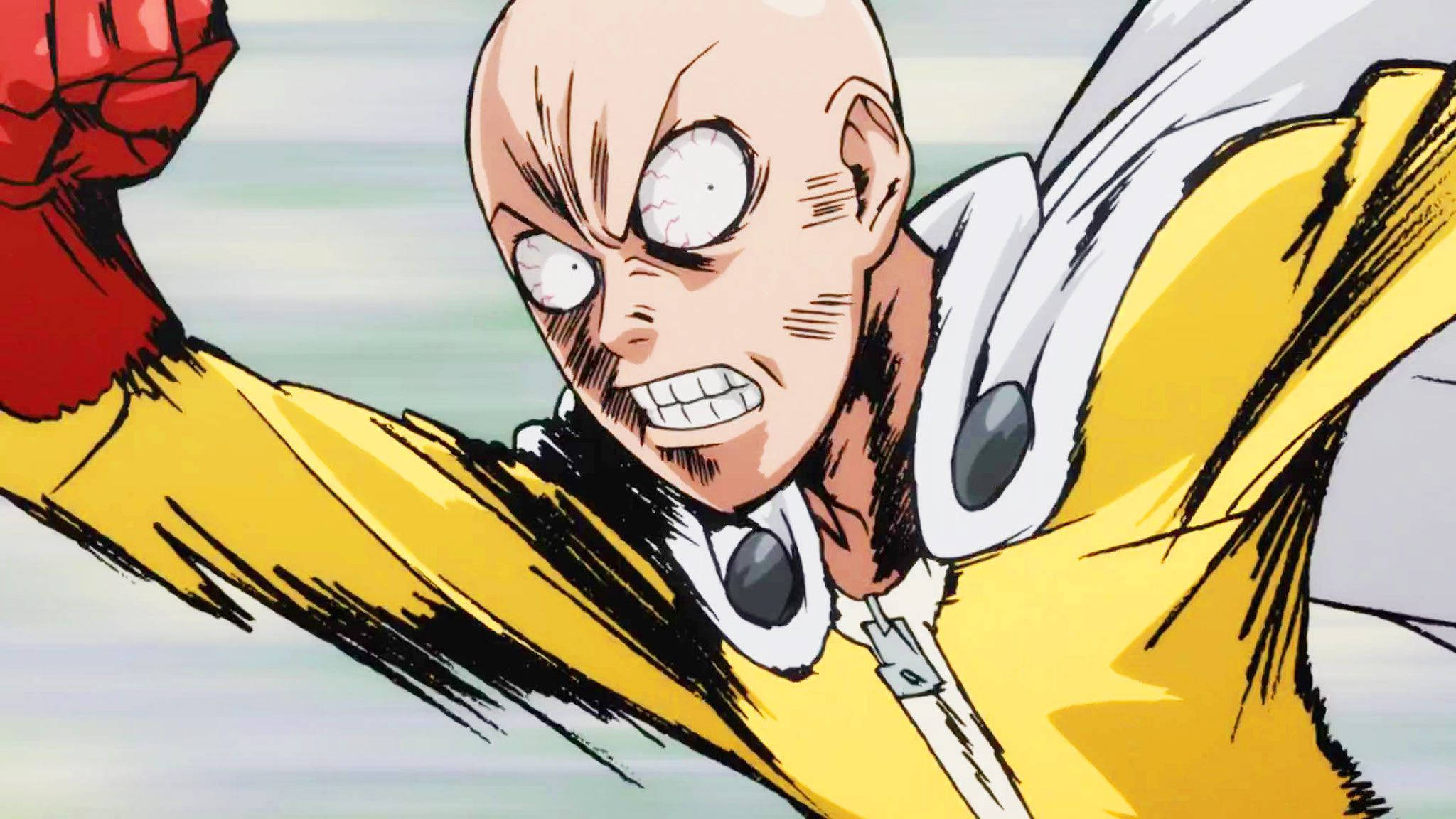 Nakakatawa si Saitama na Anime na Tumatakbo nang Mabilis Wallpaper