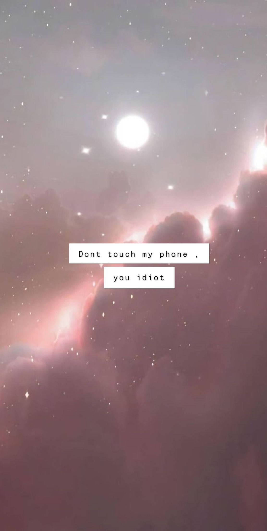 Nakakatawang Aesthetic na Mensahe sa Telepono Wallpaper
