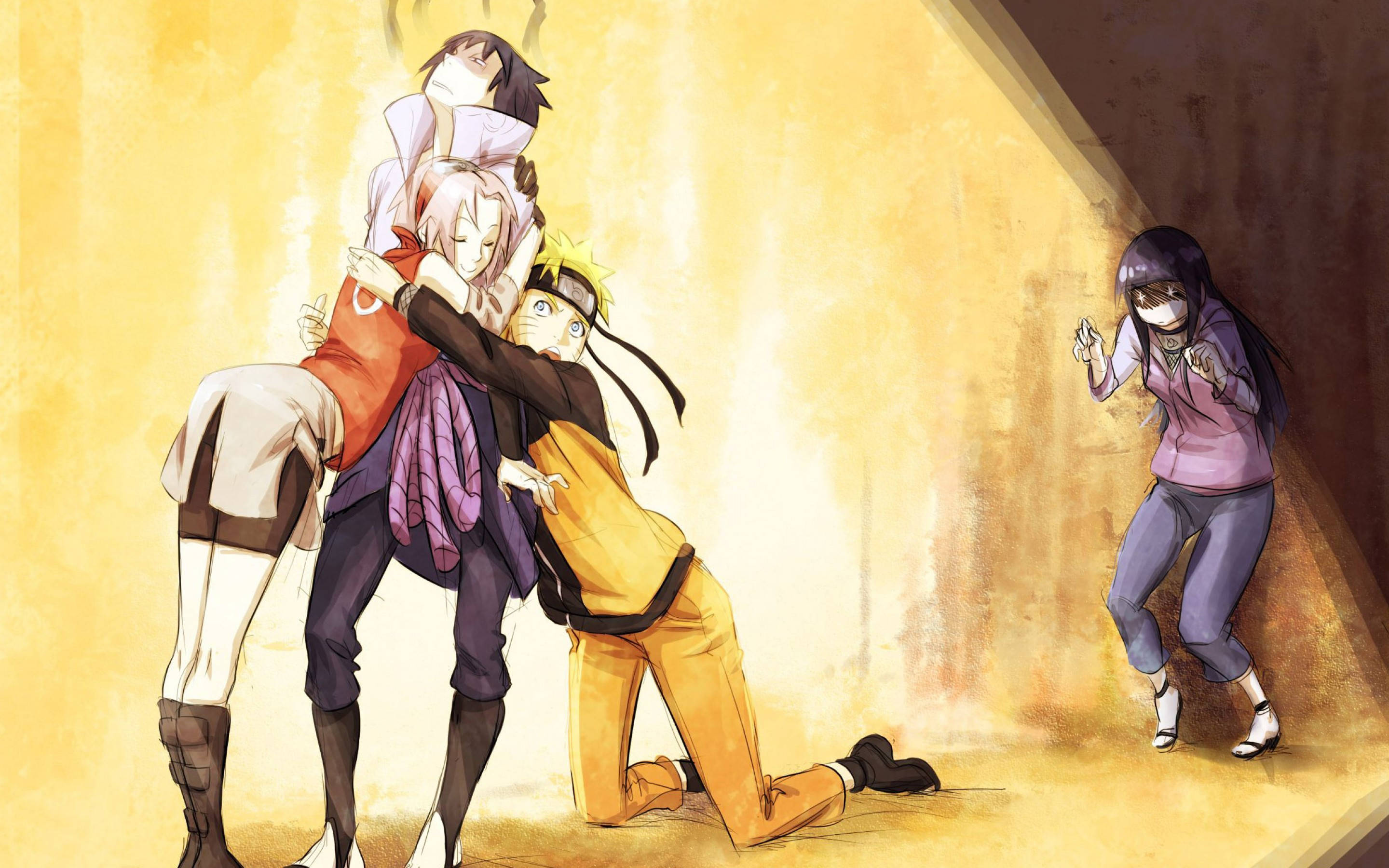 Nakakatawang Anime Naruto Fan Art Wallpaper