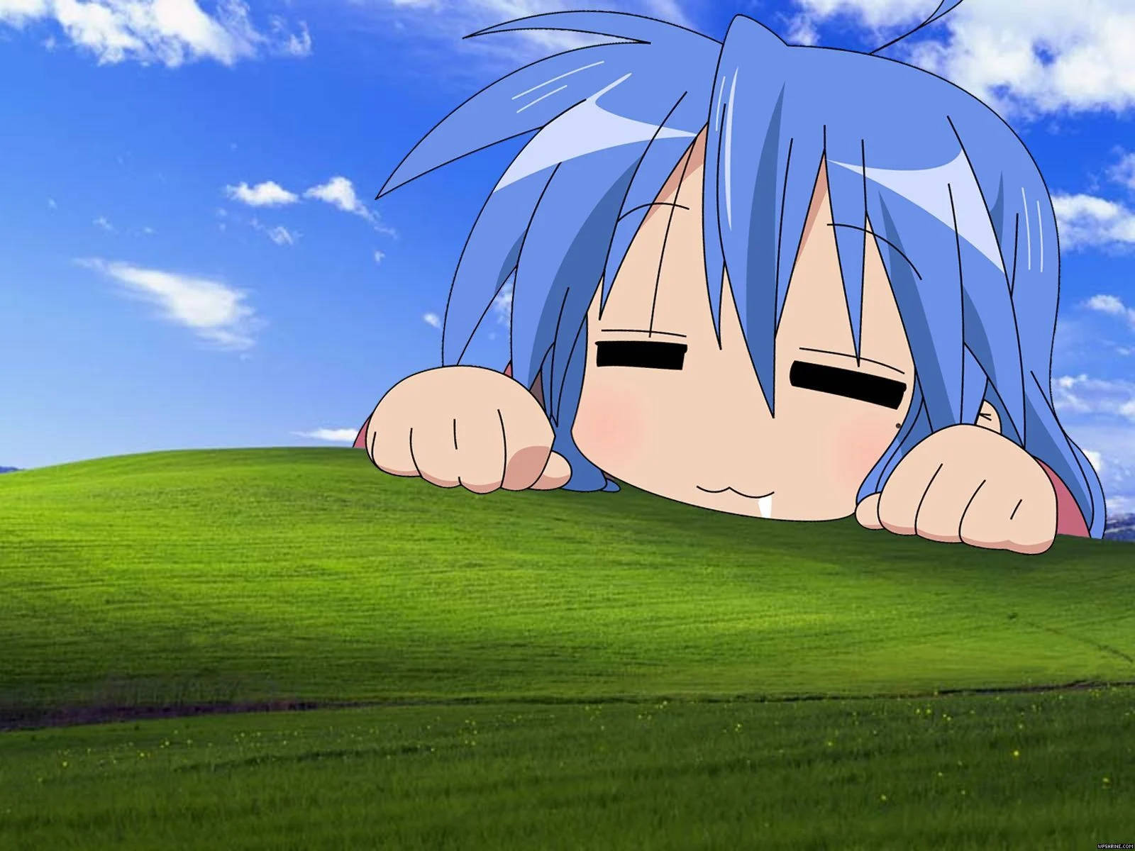 Nakakatawang Anime Konata Izumi Wallpaper