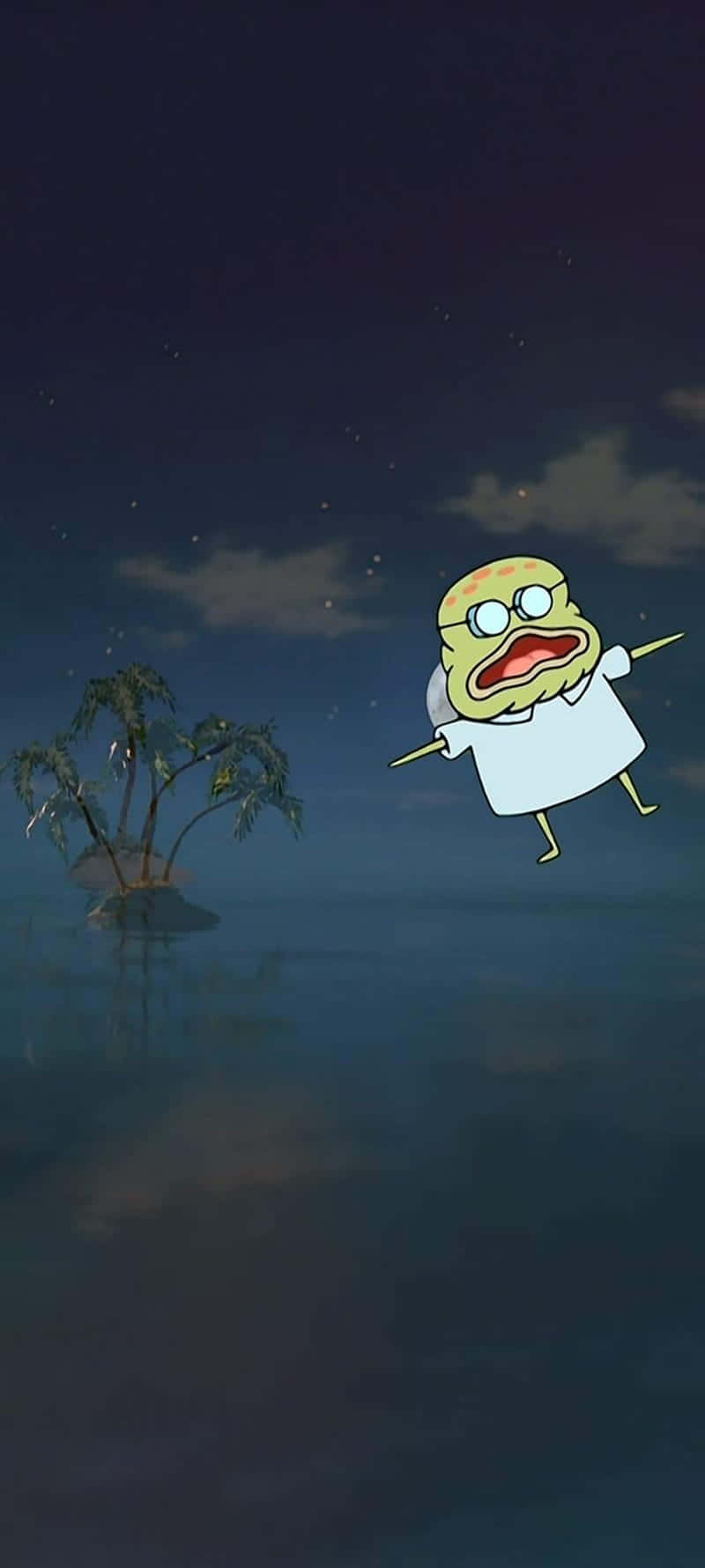 Nakakatawang Larawan ng Karakter na SpongeBob Wallpaper