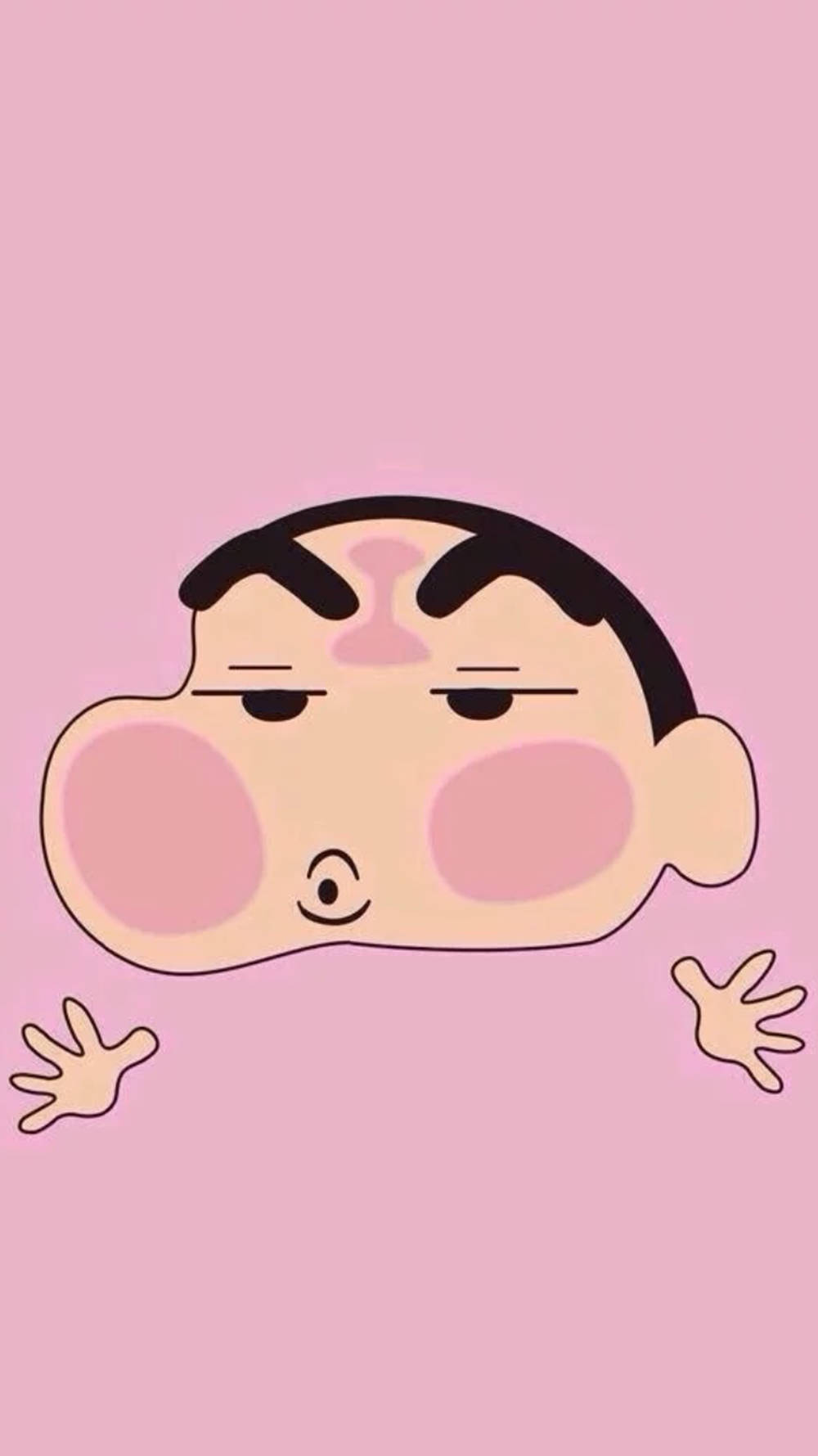 Nakakatawang Manga Character na si Shin Chan para sa iPhone Wallpaper