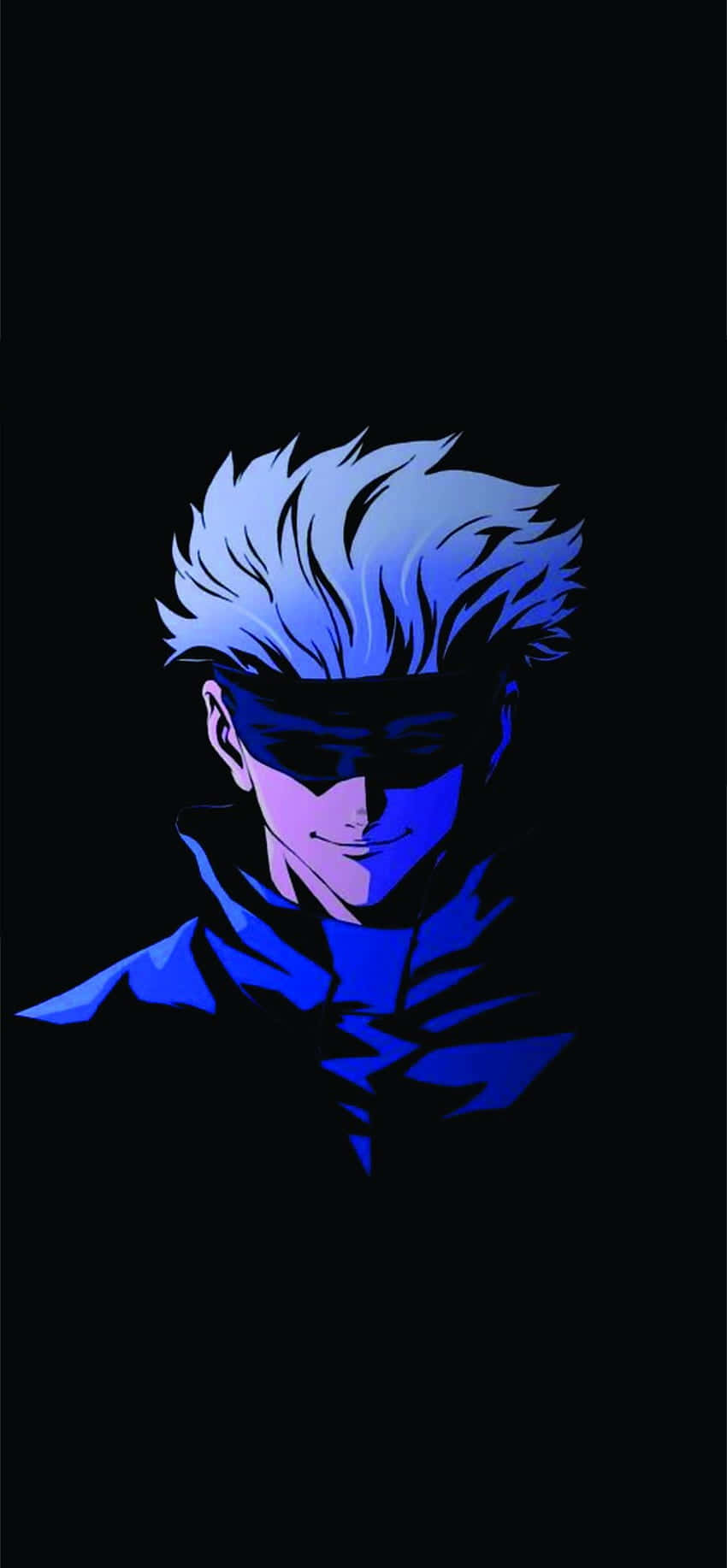Nakakatawang Pagtatampok ng Kapangyarihan: Gojo Pfp Wallpaper