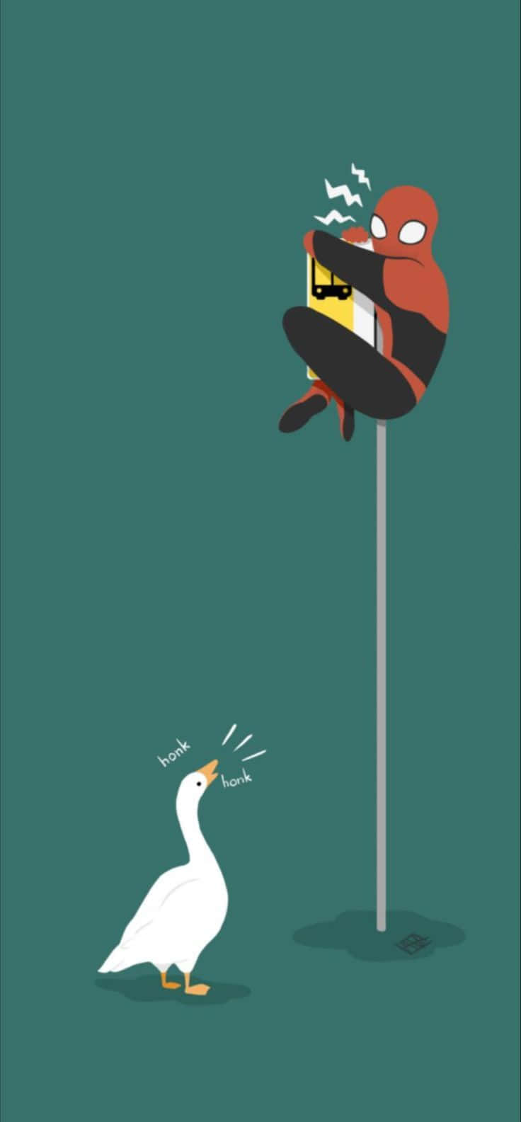 Nakakatawang Pato sa Untitled Goose Game na Video Game Pictures Wallpaper