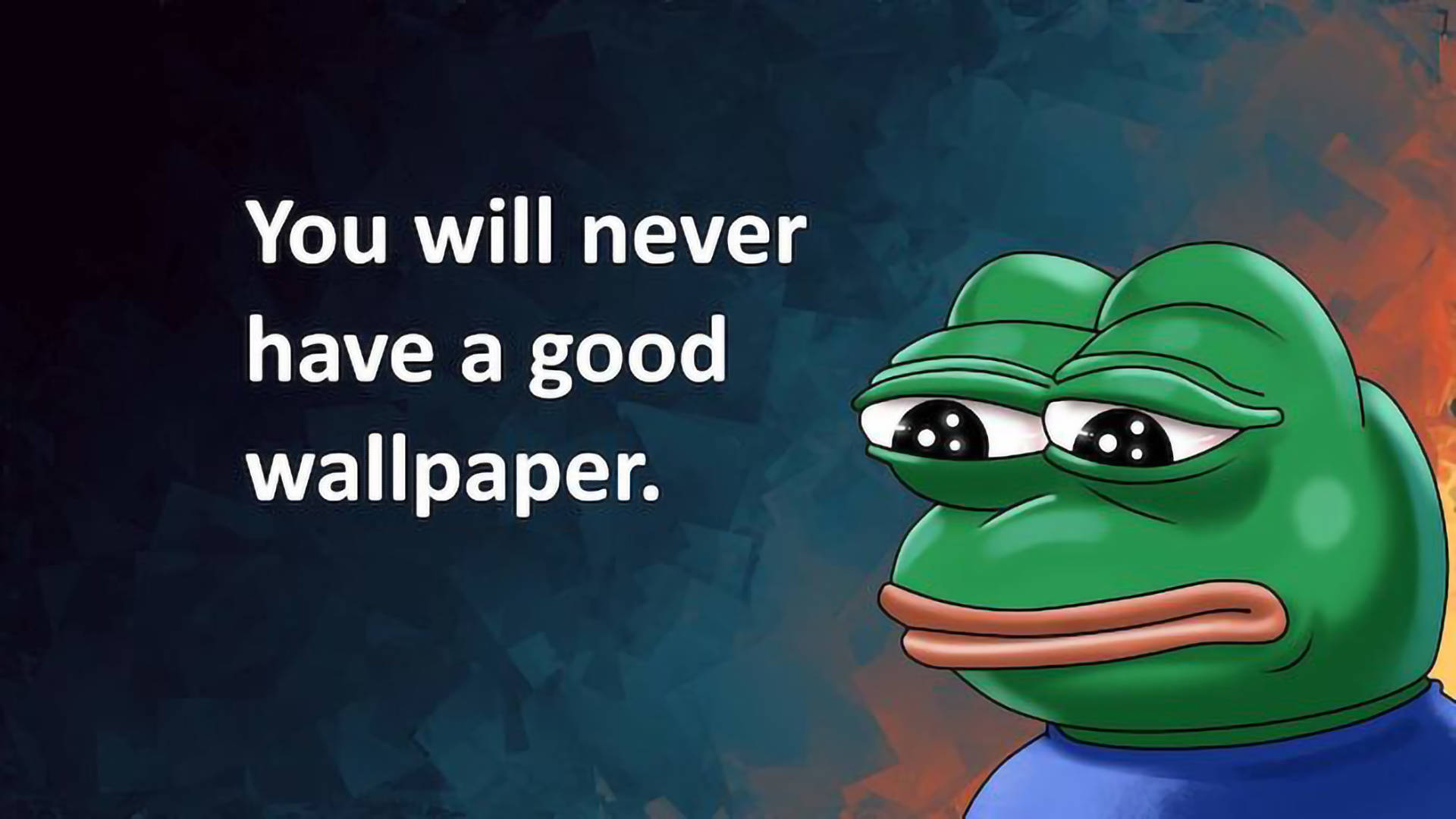 Nakakatawang Pepe Wallpaper Aesthetic Wallpaper