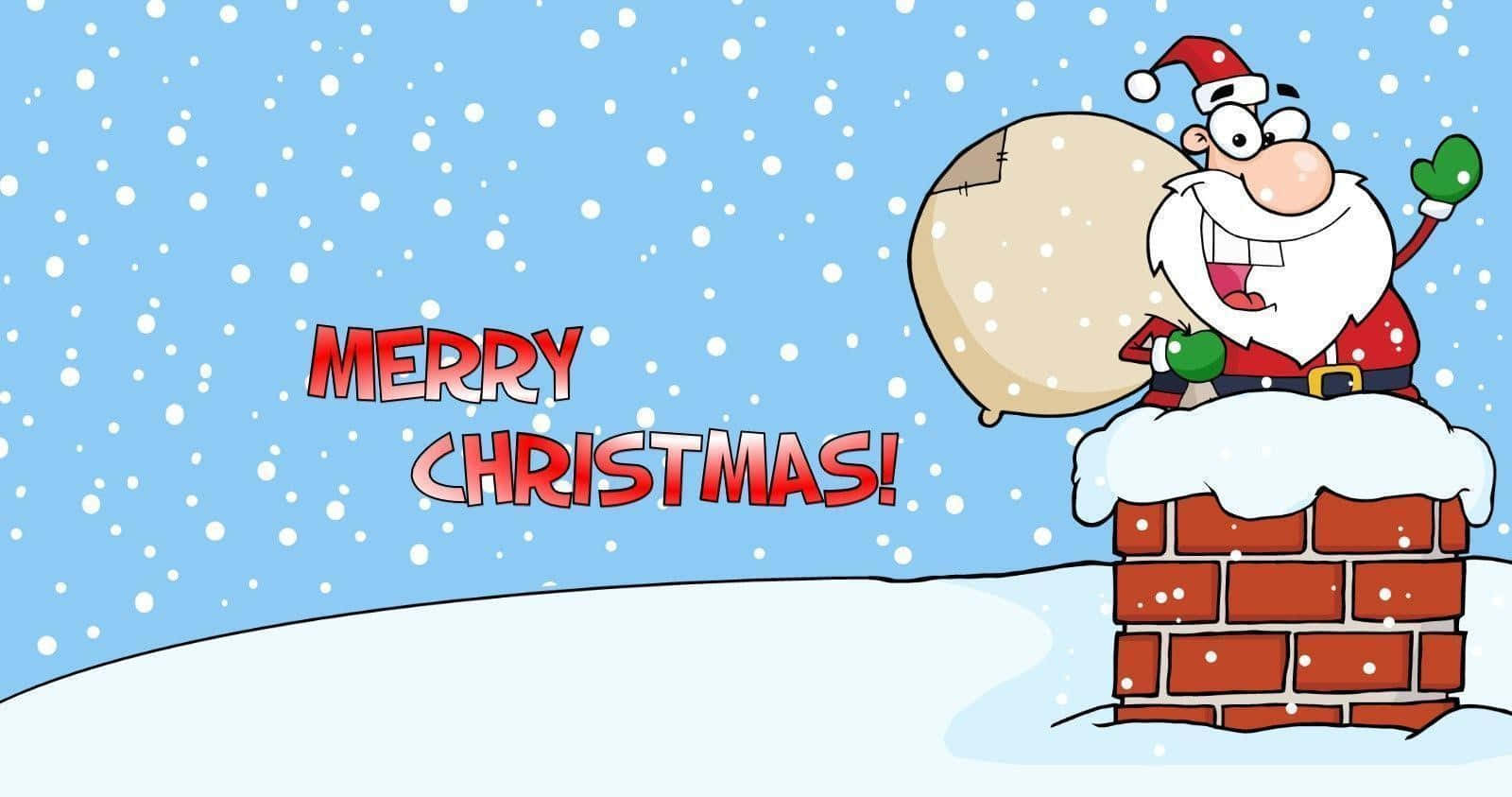 Nakakatawang Santa Claus na Nagpapaaraw sa Beach Wallpaper