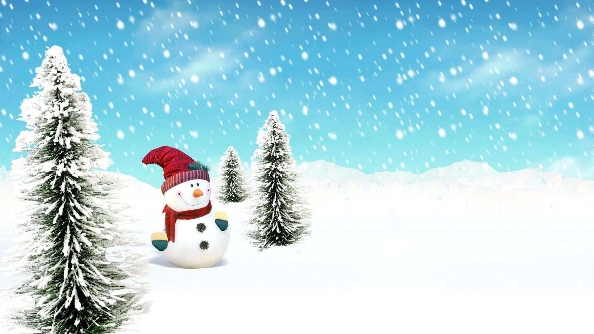 Nakakatawang si Santa Claus na May Dalang Regalo Wallpaper